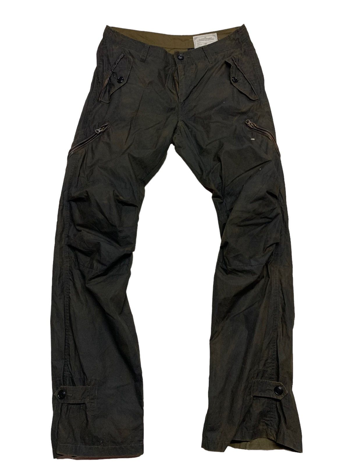 Designer 291285= HOMME multi pocket cargo pants Size US 33 - 11 Thumbnail