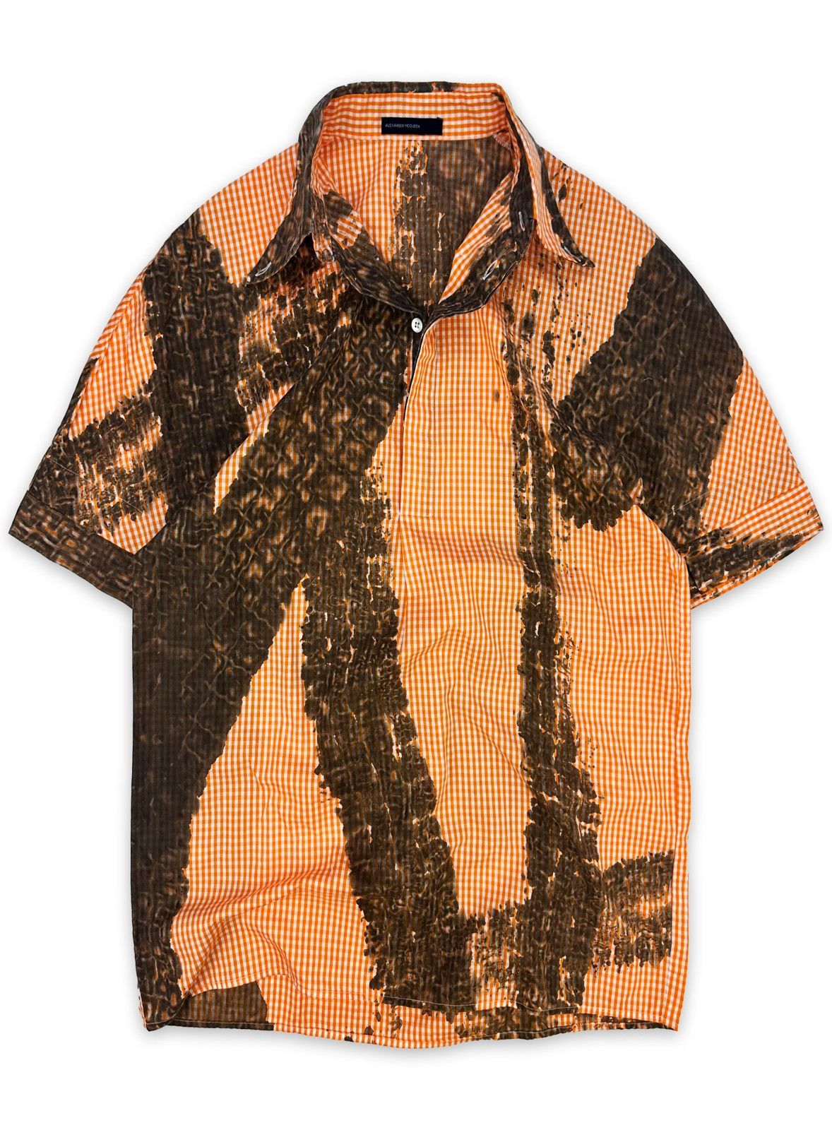 Alexander McQueen SS95 Alexander McQueen The Birds Roadkill Tire Tracks Shirt Size US S / EU 44-46 / 1 - 1 Thumbnail