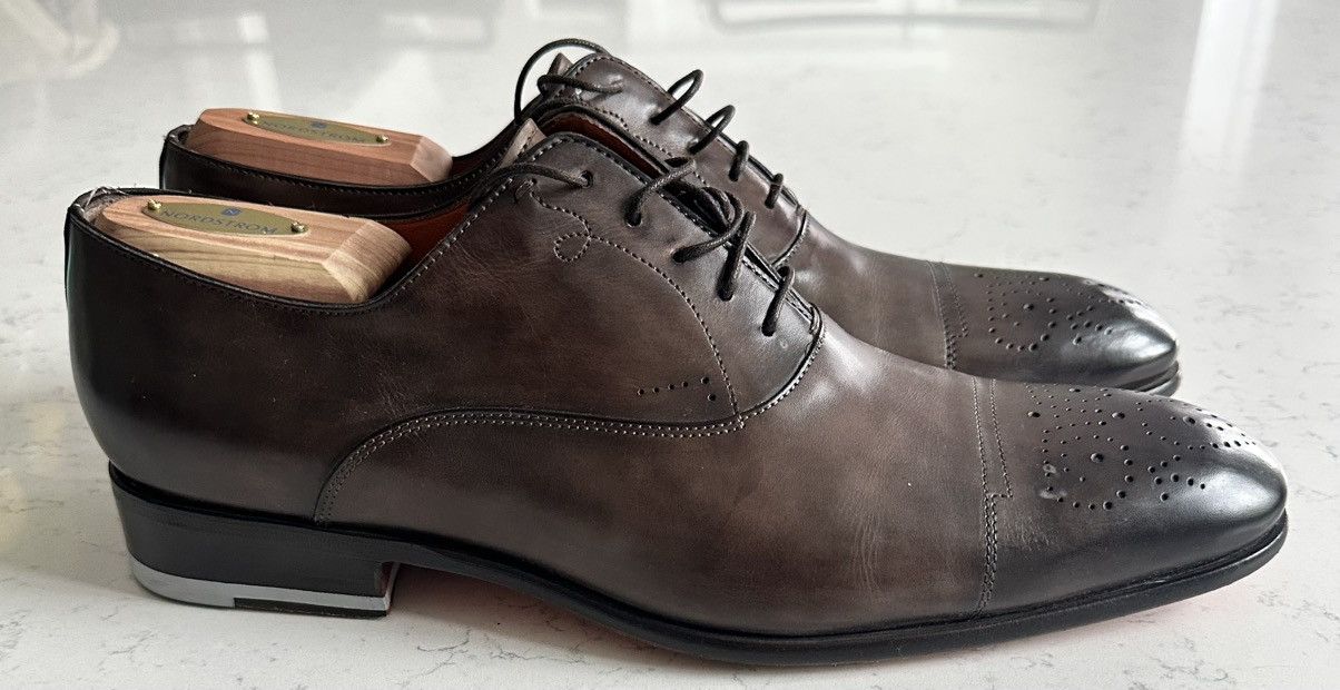 Santoni Santoni Oxfords – Dark Brown – Size EU 44.5 (US 10.5) Size US 10.5 / EU 43-44 - 2 Thumbnail
