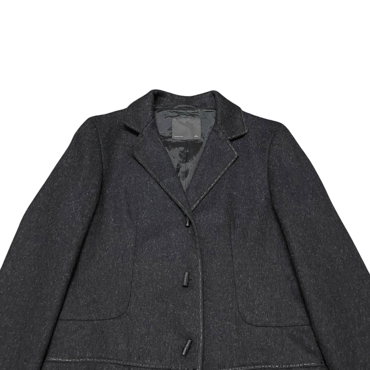 Fendi Fendi Wool Long Coat Size S / US 4 / IT 40 - 2 Thumbnail