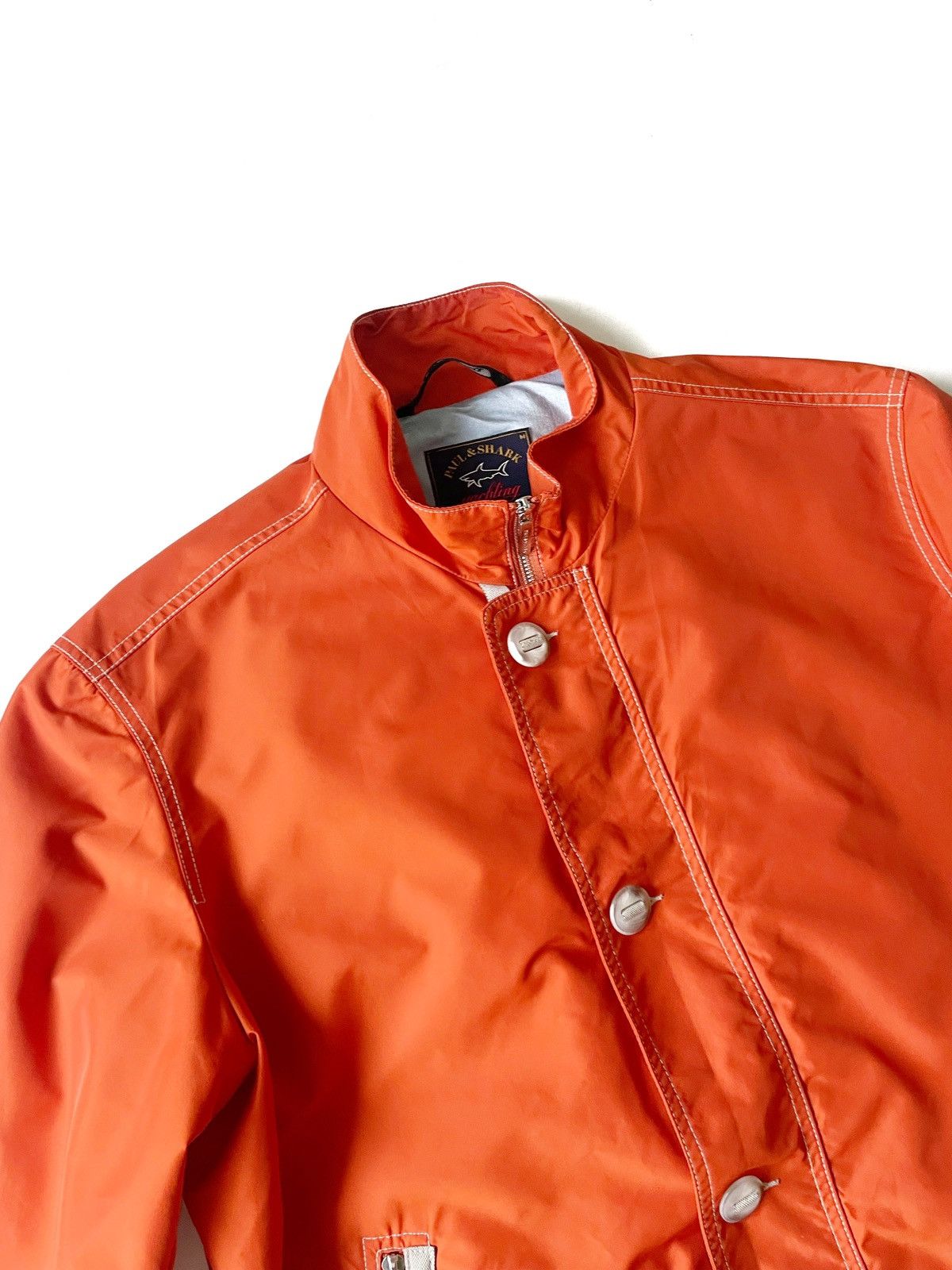 Paul & Shark Paul & Shark Orange Nylon Men Bomber Jacket Size M Size US M / EU 48-50 / 2 - 4 Thumbnail