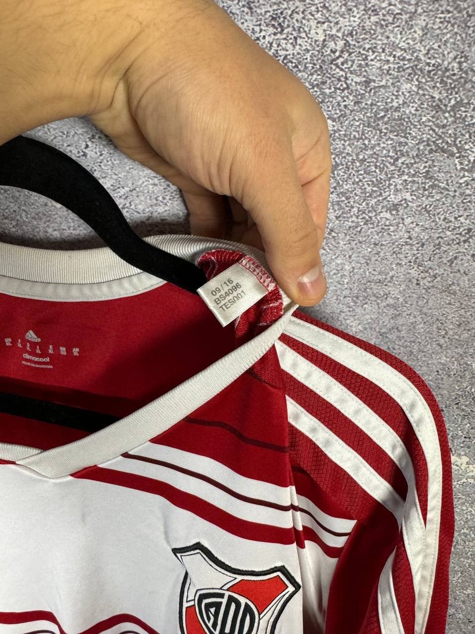 Adidas × Vintage Vintage River Plate 2016/17 Away Adidas Soccer Jersey Size US XL / EU 56 / 4 - 9 Thumbnail