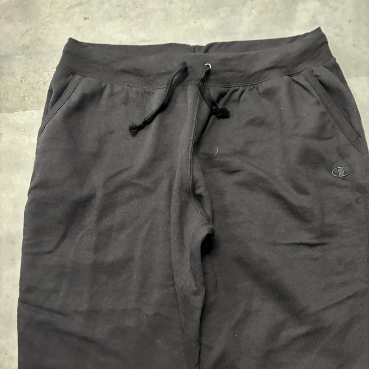 Japanese Brand × Vintage Crazy Vintage Y2K/2000s Baggy Black Streetwear Essential Sweatpants! Size US 34 / EU 50 - 4 Thumbnail