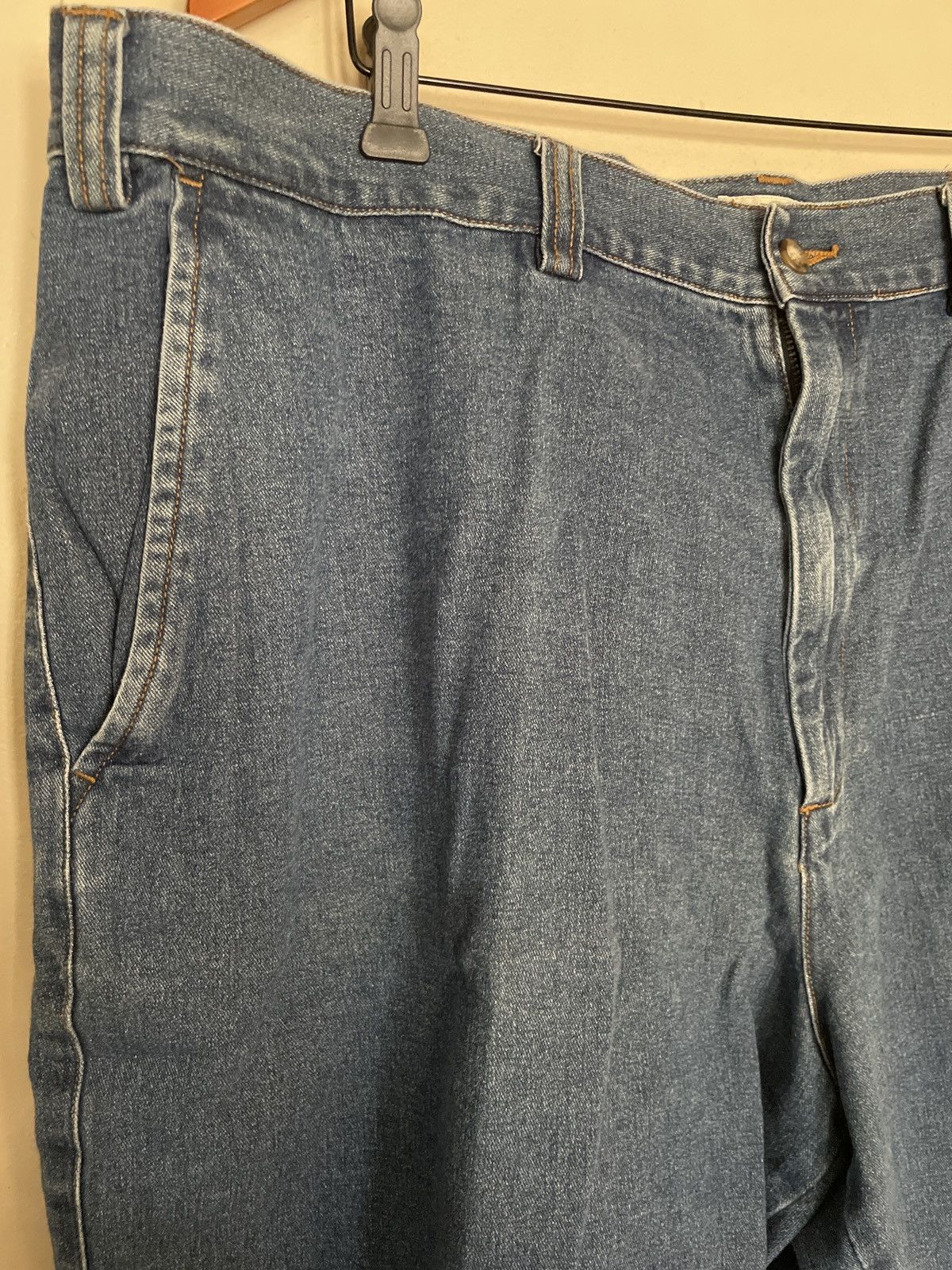 Jean × St. Johns Bay × Vintage Vintage Blue Jean Denim shorts Jorts Classic cotton waist 44 Size US 44 / EU 60 - 4 Thumbnail