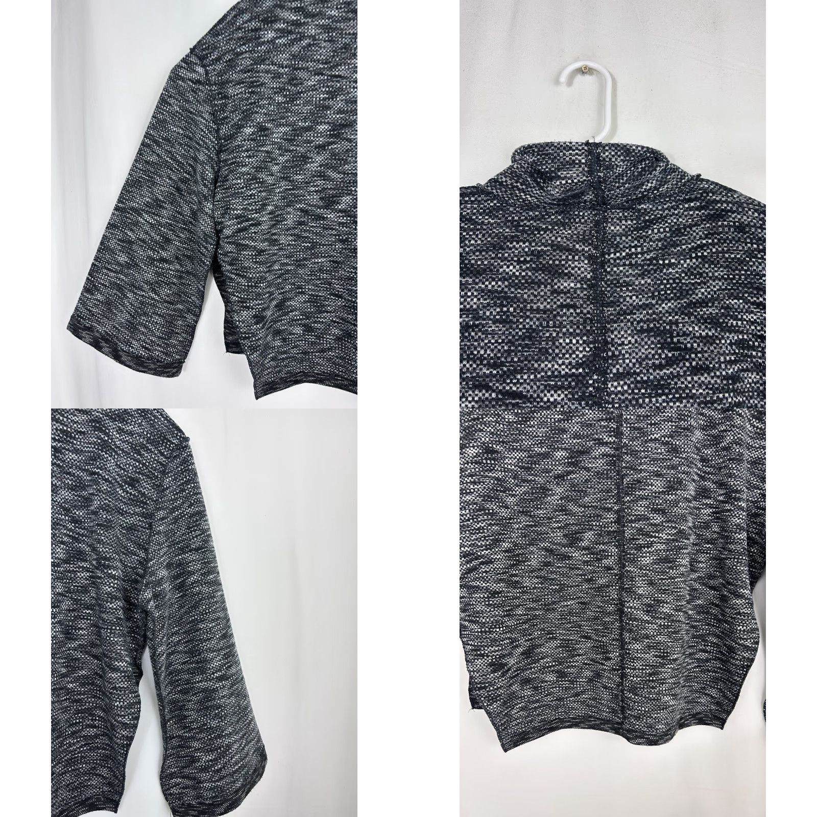 Free People Free People Shirt Women M Gray Turtleneck Long Sleeve Oversized Knit Sweater Tunic Polyester Size M / US 6-8 / IT 42-44 - 9 Thumbnail