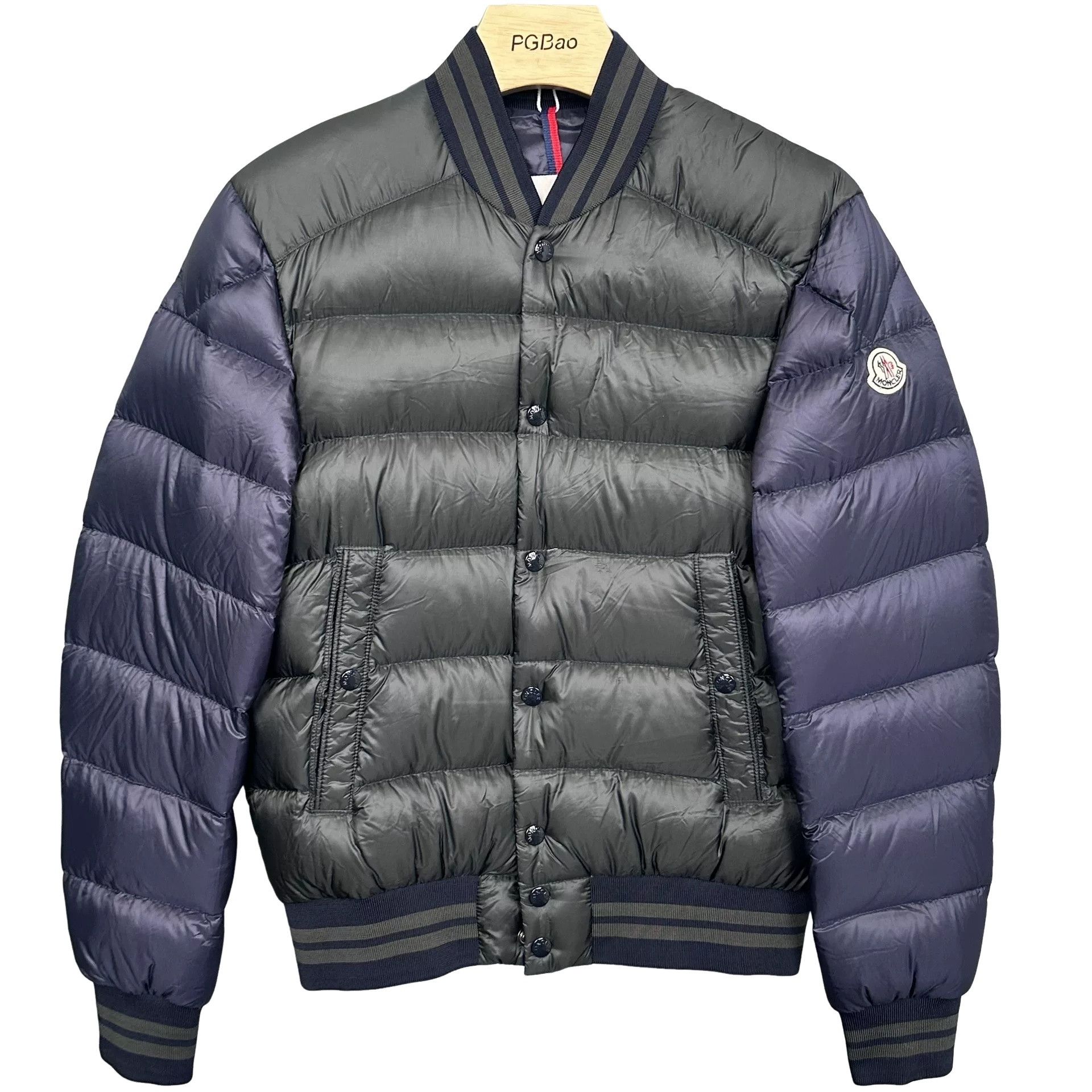 Moncler Moncler Colorblock Down Bomber Jacket Size 3 Size US L / EU 52-54 / 3 - 1 Thumbnail