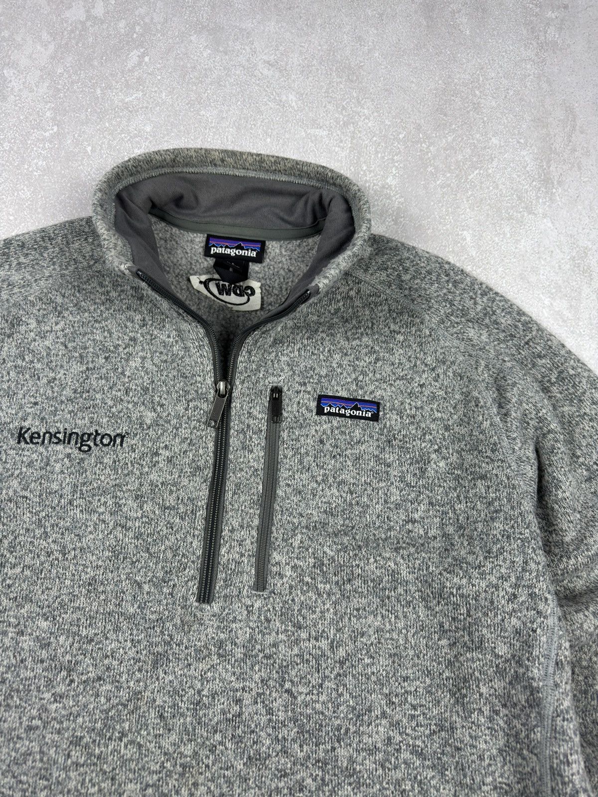Patagonia Vintage Patagonia Polartec 1/4 Zip Fleece Jacket Gray size L Size US L / EU 52-54 / 3 - 5 Thumbnail