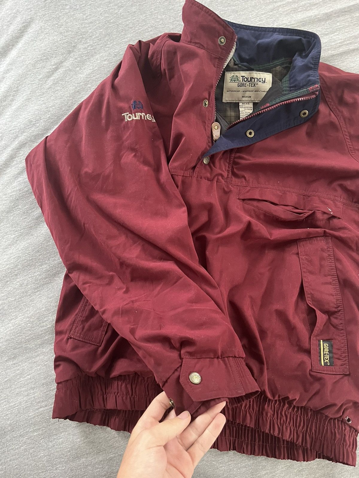 Goretex Vintage Gore-tex Tourney Bomber Jacket (Super Rare) Size US M / EU 48-50 / 2 - 3 Thumbnail
