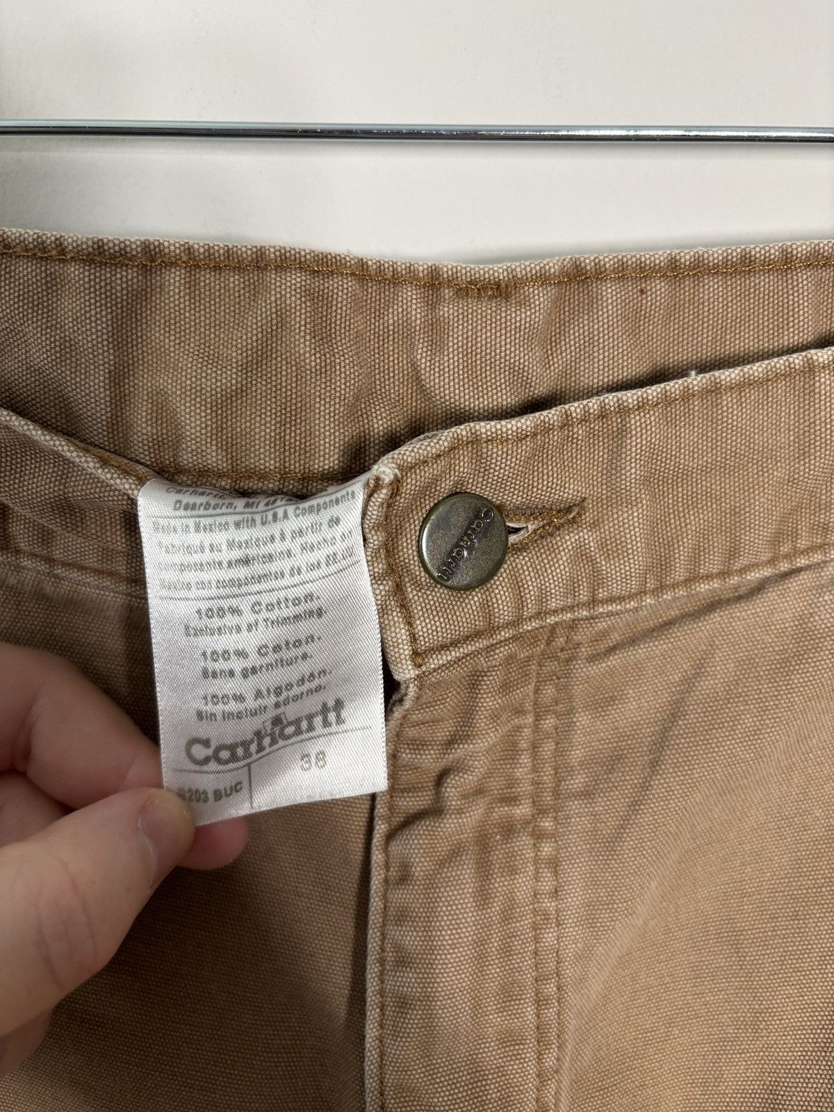 Carhartt Carhartt Hamilton Carpenter Work Shorts B203 BUC 38” Size US 38 / EU 54 - 2 Thumbnail