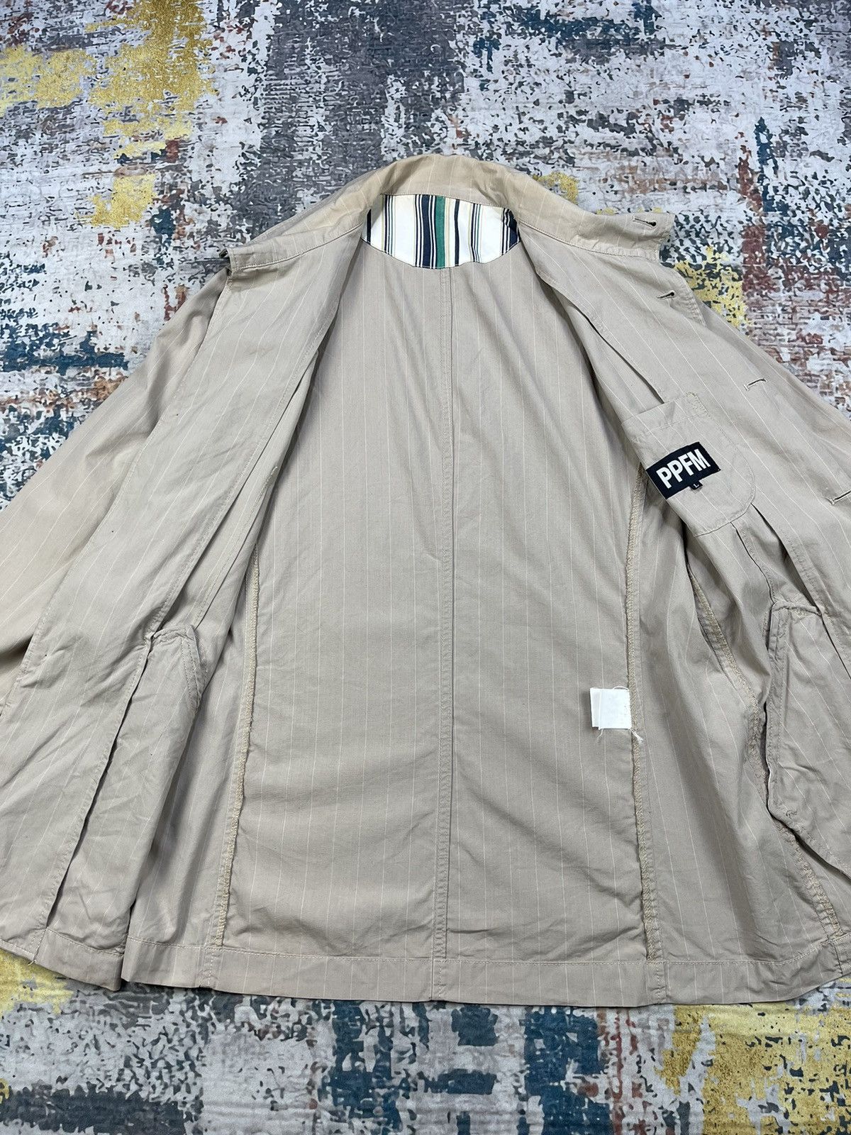 PPFM PPFM Pinstripes Single Breasted Sport Jacket Size US M / EU 48-50 / 2 - 9 Thumbnail