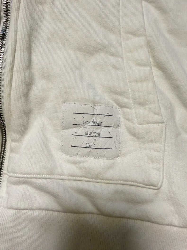 Thom Browne Thom Browne White zip-up jacket Size US M / EU 48-50 / 2 - 3 Thumbnail