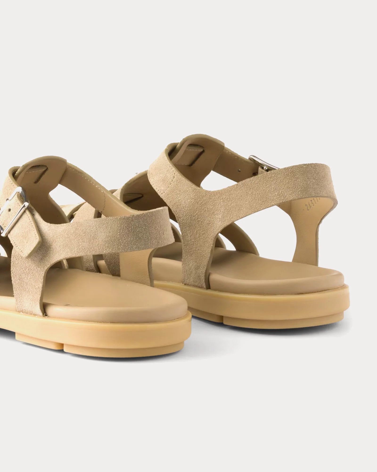 Prada o1mt1gz0526 Fisherman Suede Desert Sandals in Beige Size US 10 / EU 43 - 3 Thumbnail