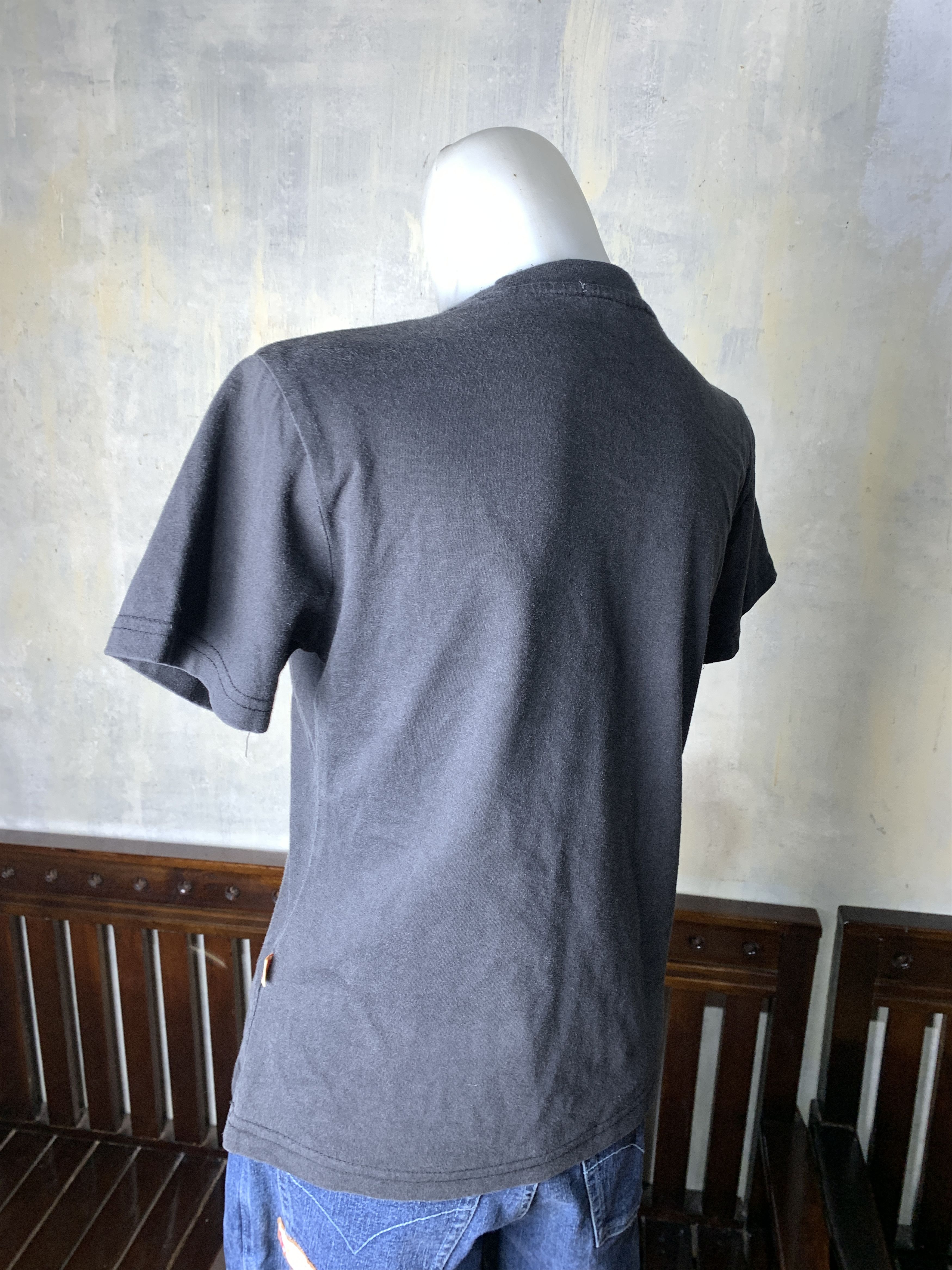 Japanese Brand Spiral Black "Whats on The Kichen?" Printed Tee (M) Size M / US 6-8 / IT 42-44 - 3 Thumbnail