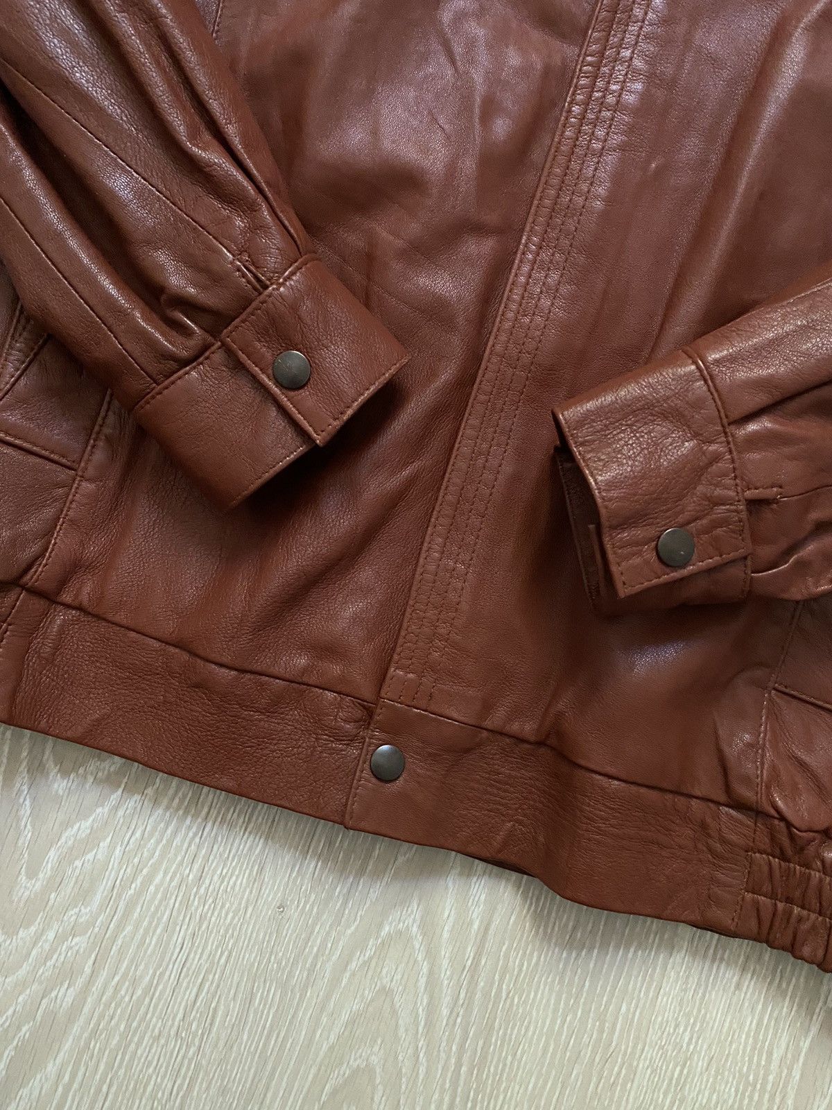 Futura × Leather Futura Leather Cropped Distressed Jacket Avant Garde Size US M / EU 48-50 / 2 - 5 Thumbnail