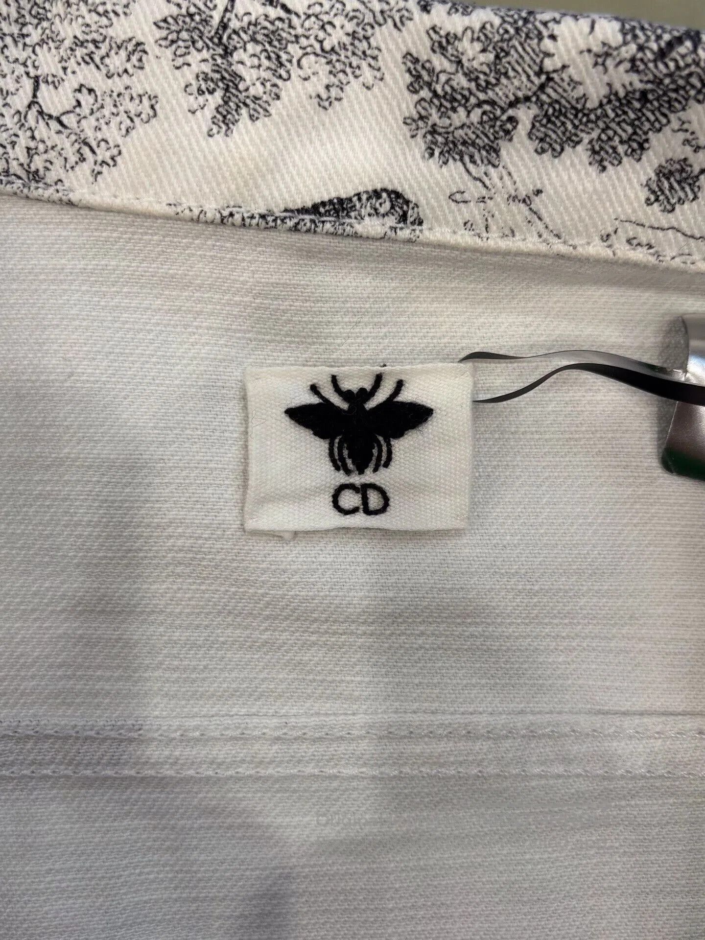 Dior Dior Zoo Collection Black White Denim Jacket. Size US M / EU 48-50 / 2 - 5 Thumbnail