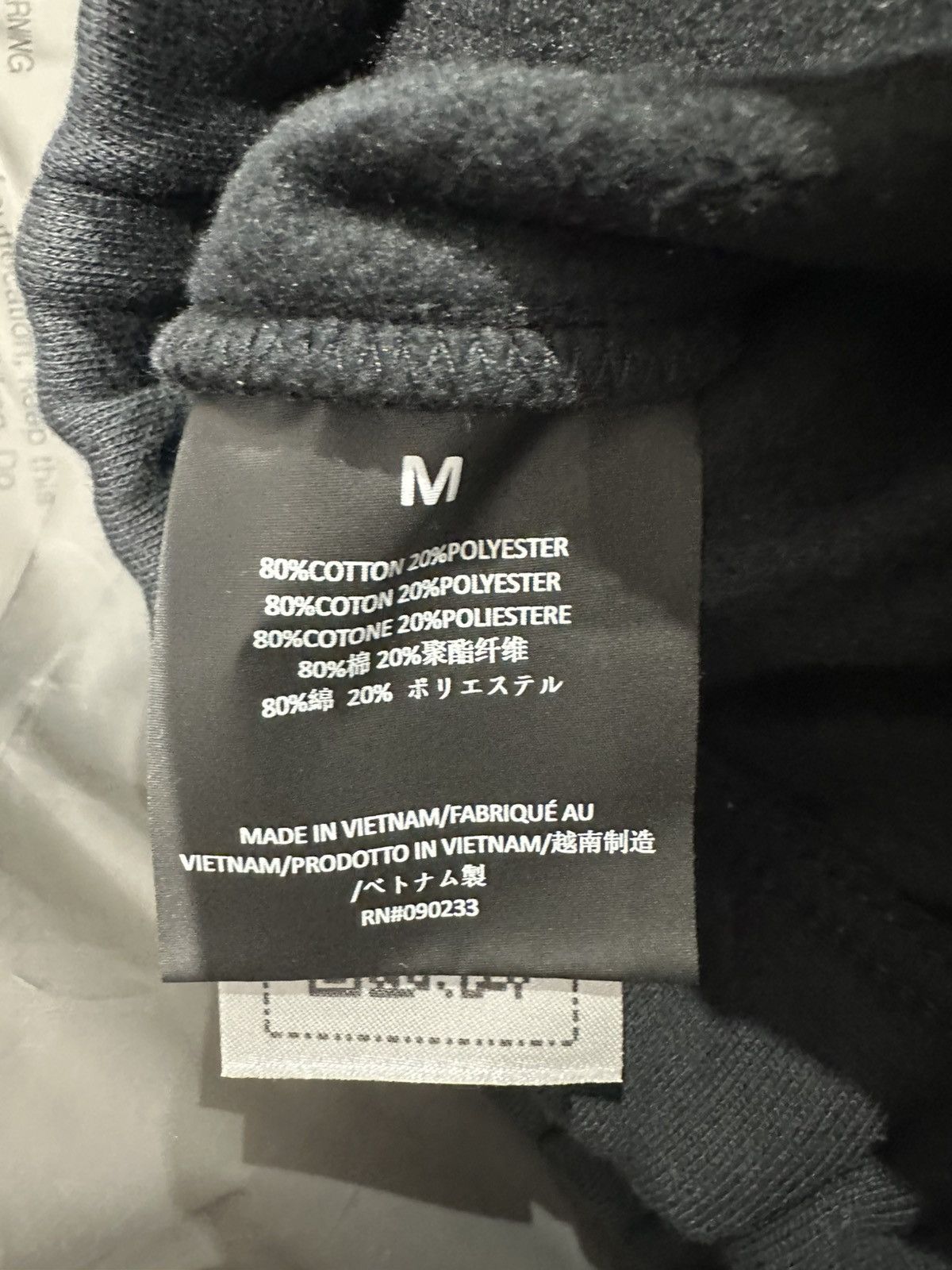 Essentials ESSENTIALS - Relaxed Fleece Sweatpant Jet Black Size US 34 / EU 50 - 6 Thumbnail