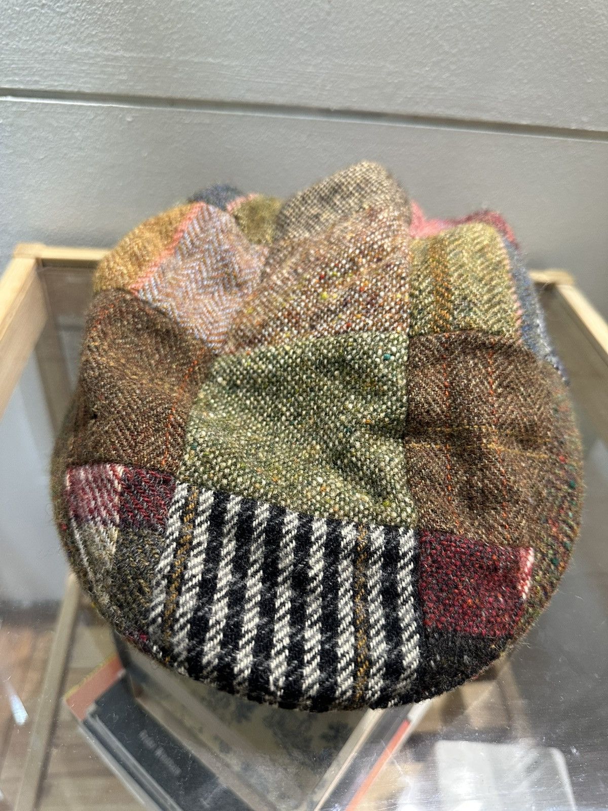 J.Crew J.Crew x John Hanly&Co Patchwork Newsboy Wool Tweed Hats Size ONE SIZE - 2 Thumbnail