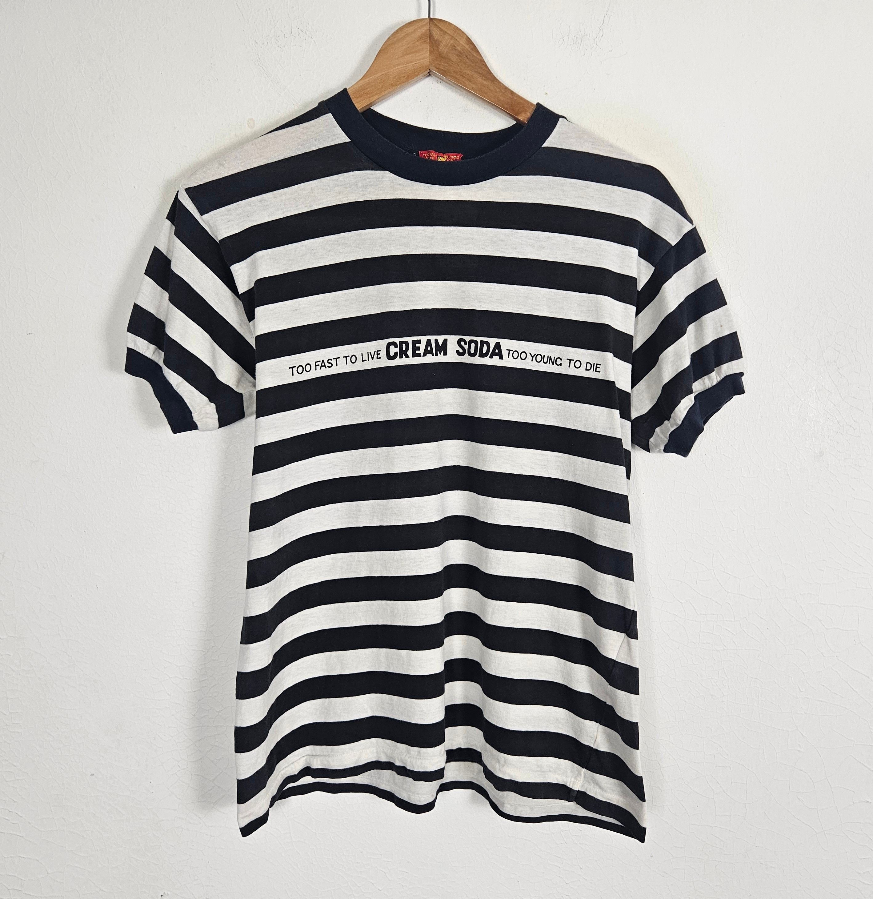 Japanese Brand Too Fast Too Live Too Young Too Die by Cream Soda tee shirt Size US XS / EU 42 / 0 - 2 Thumbnail