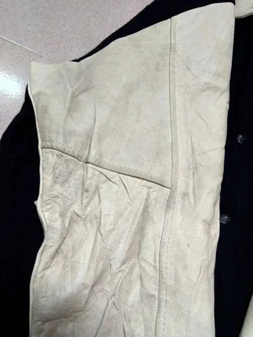 Japanese Brand Tokyo Stadium Jacket Cowhide Leather Sleeve Size US M / EU 48-50 / 2 - 6 Thumbnail
