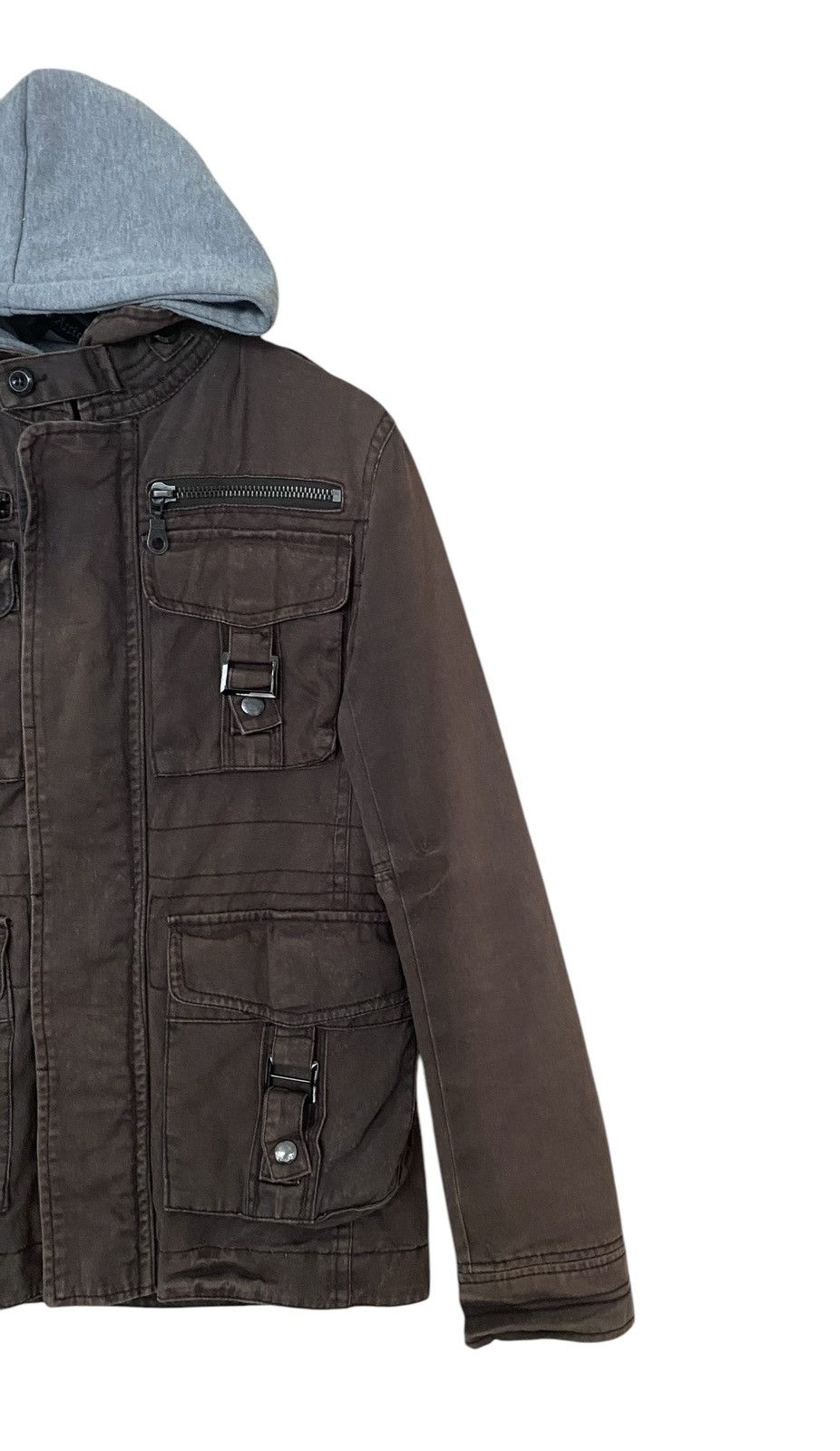 14th Addiction × In The Attic × Le Grande Bleu (L.G.B.) Vintage Brand In The Attic Sun Faded Tactical Jacket 2000s Size US M / EU 48-50 / 2 - 6 Thumbnail