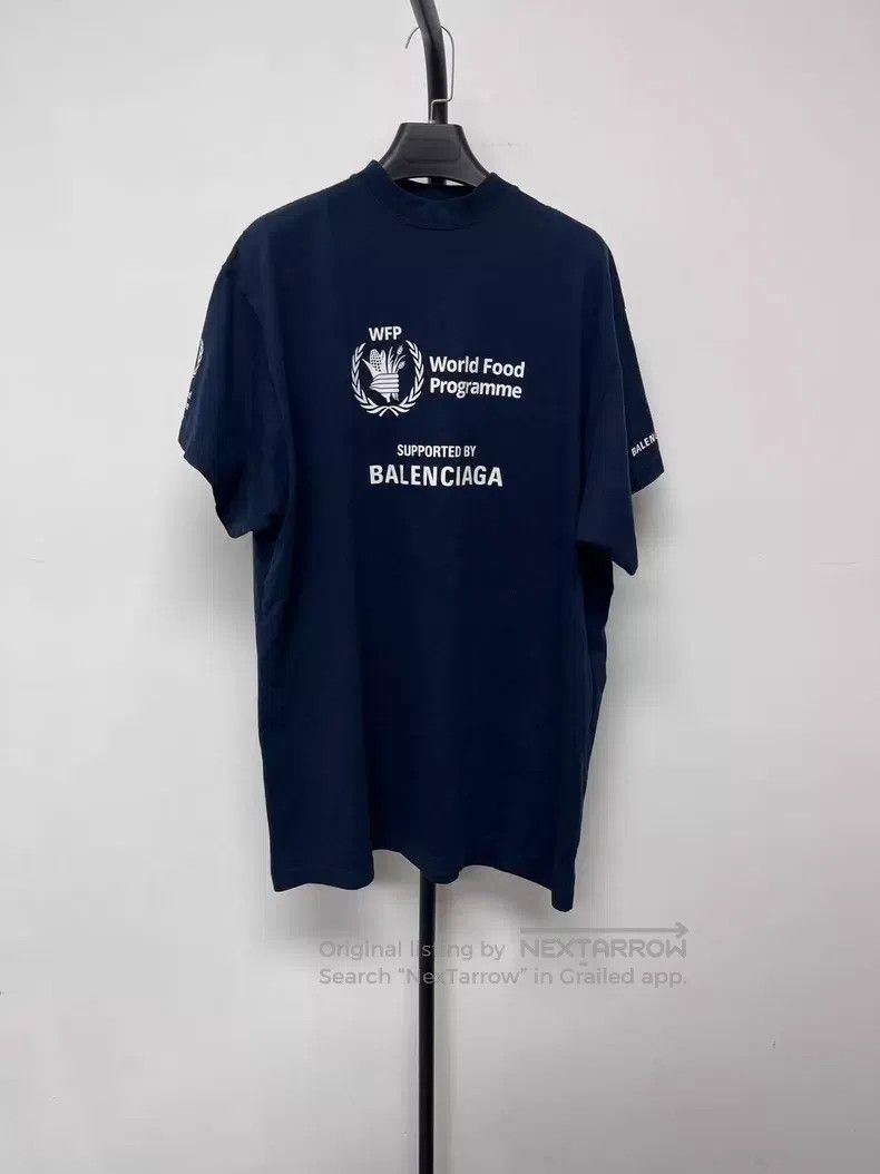 Balenciaga Balenciaga Letter Printed Fitted Short Sleeve T-Shirt Size US S / EU 44-46 / 1 - 1 Thumbnail