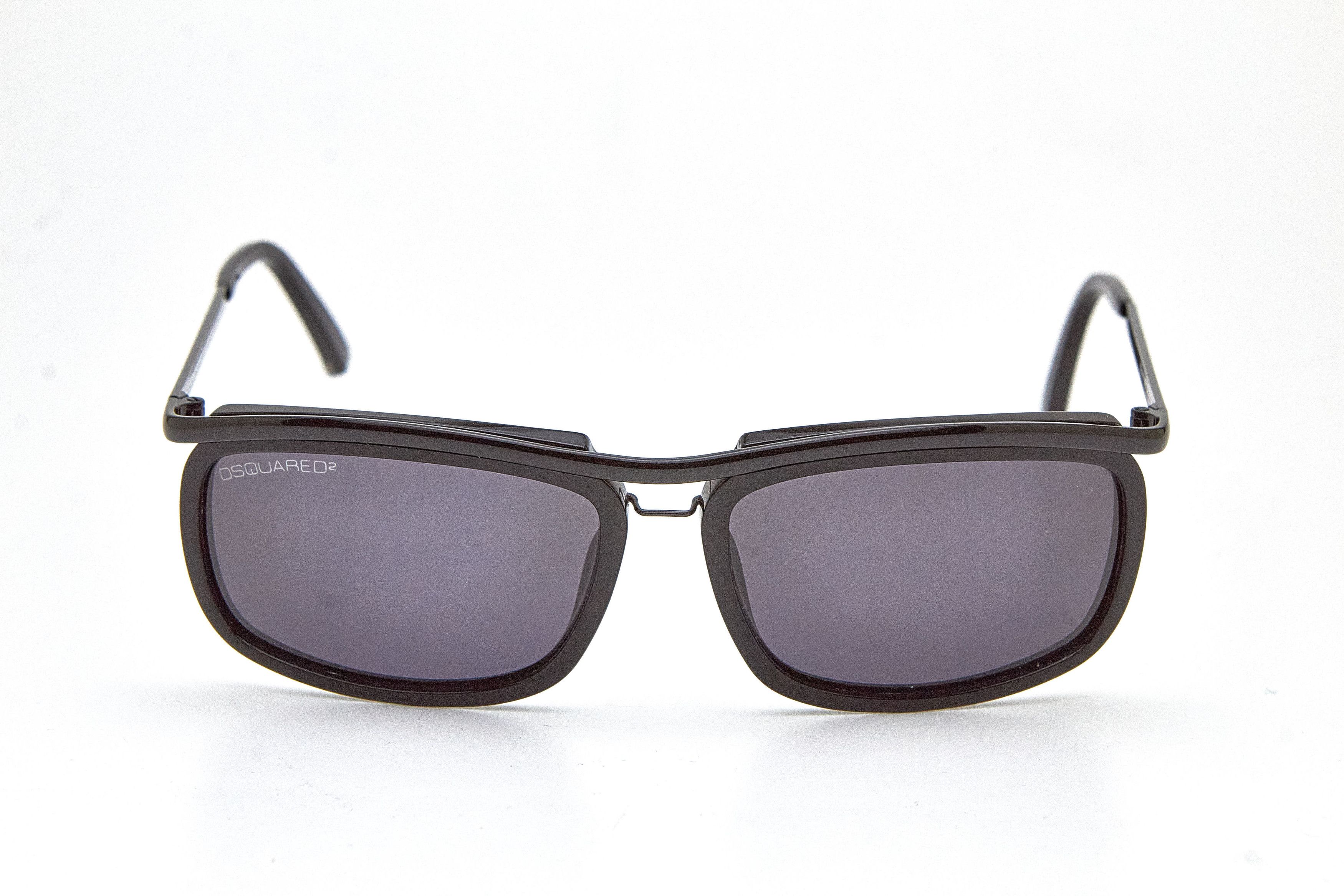 sunglasses DSQUARED2 DQ 0117 black wraparound