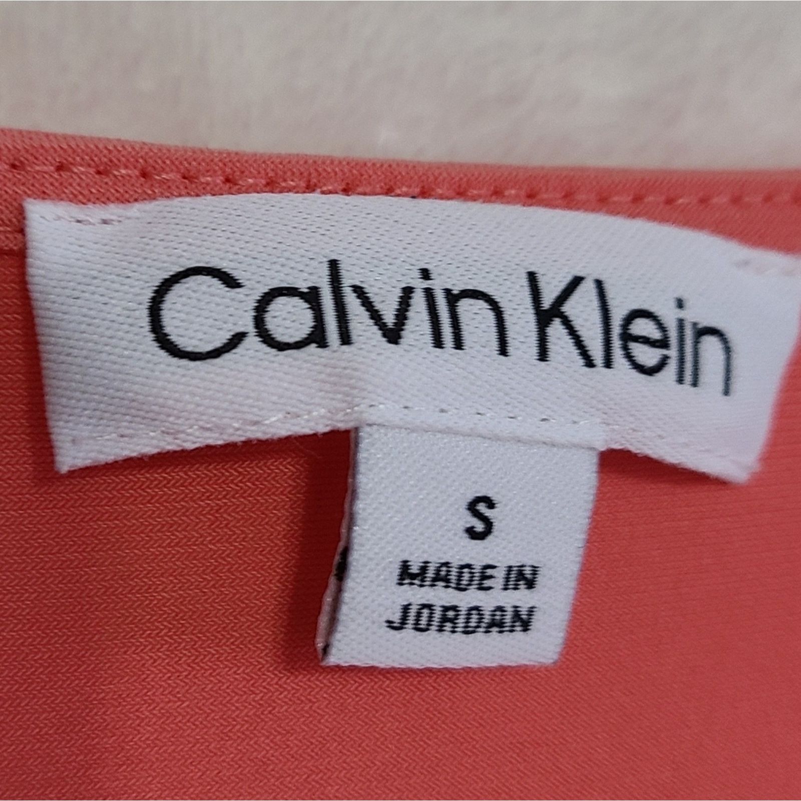 Calvin Klein Calvin Klein Women's Coral Dressy Tee Size S Size S / US 4 / IT 40 - 4 Thumbnail