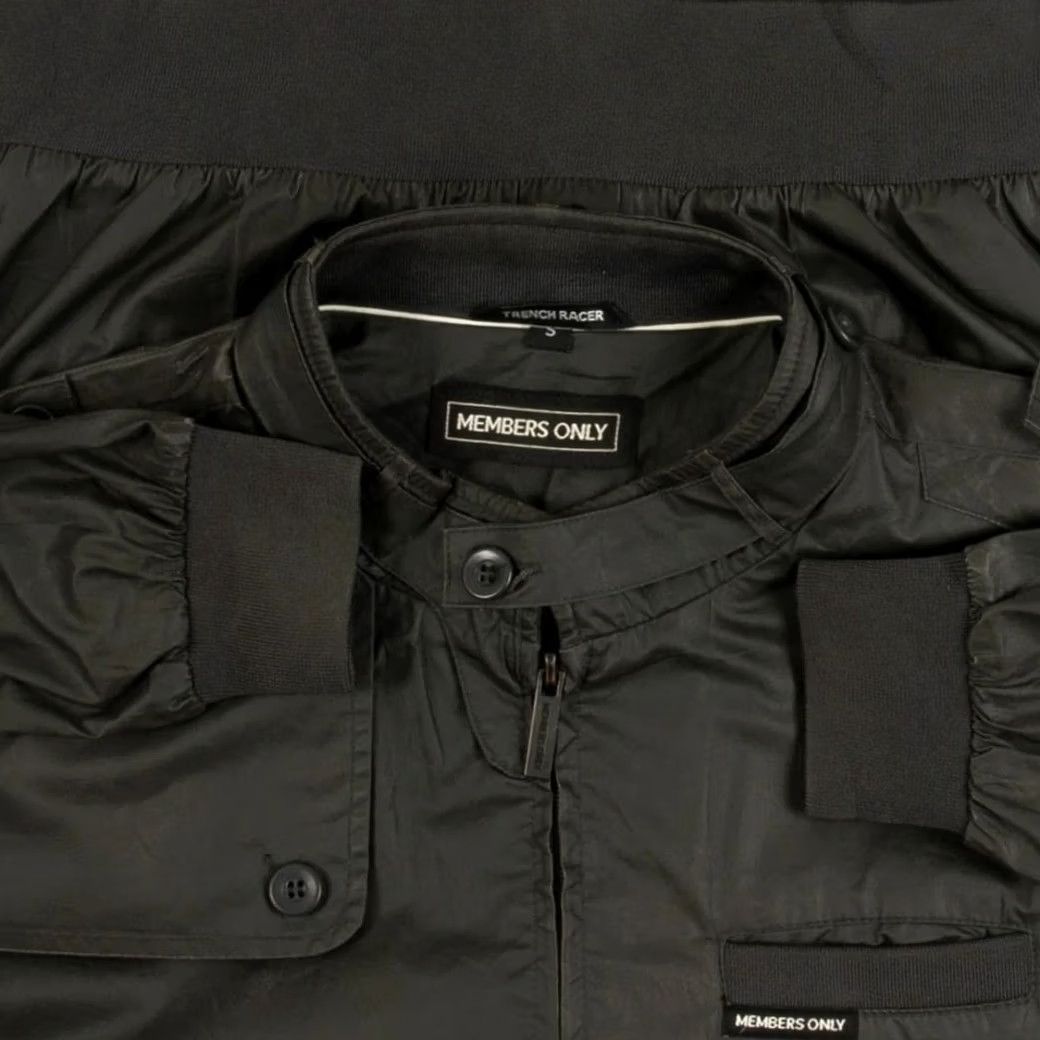 Members Only VINTAGE Members Only Bomber Jacket Utility Mens Small Charcoal Grey Old School 90s? Size US S / EU 44-46 / 1 - 5 Thumbnail