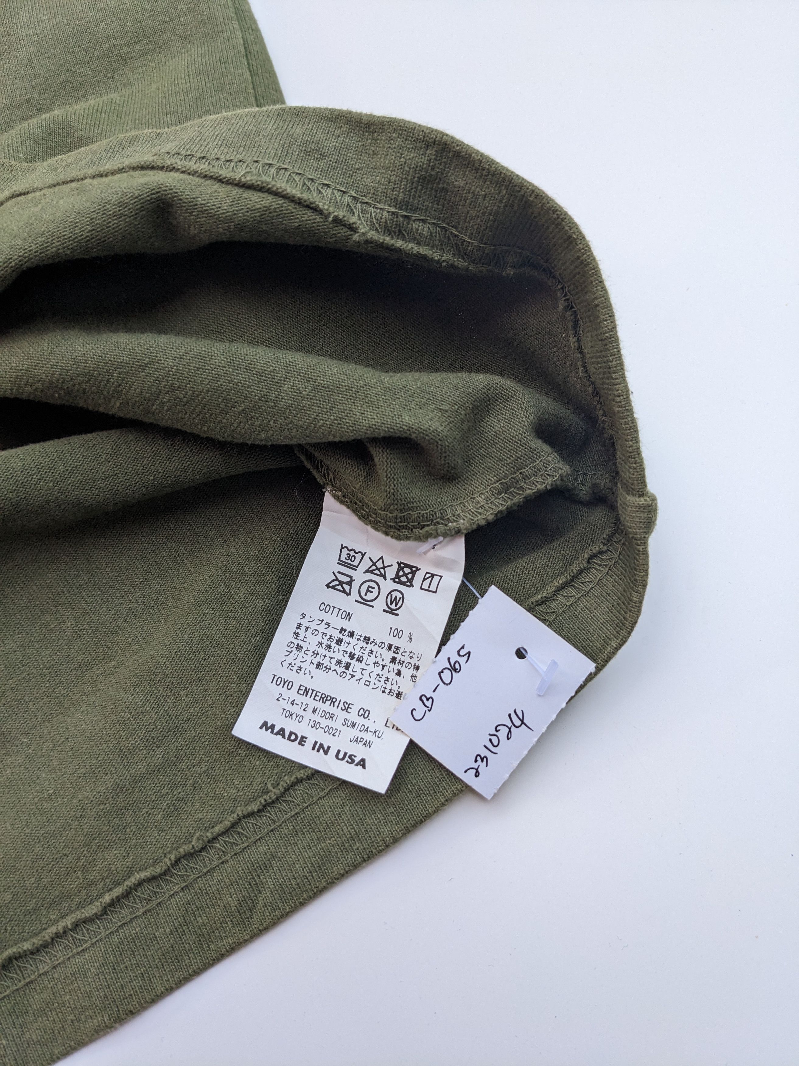 CAT'S PAW × Sugar Cane × Vintage Vintage 90s Cat's Paw plain pocket tee Size US M / EU 48-50 / 2 - 5 Thumbnail