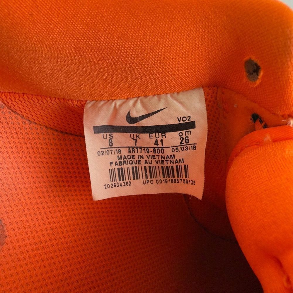 Nike Nike Air Force 1 Just Do It Bright Orange Men’s Sneakers Si Size US 8 / EU 41 - 2 Thumbnail