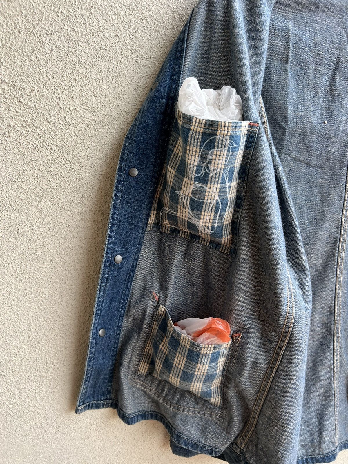 Porter Classic Porter Classic Light Denim Multiple Pocket Chore Jacket Size US S / EU 44-46 / 1 - 23 Thumbnail