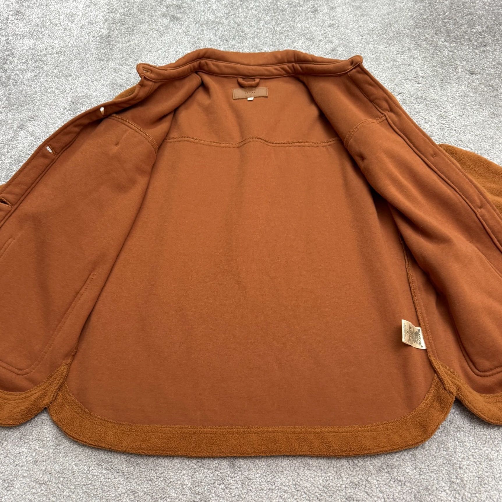 Vintage BLANKNYC Fleece Button Down Shirt Shacket Mens Medium Brown Pockets Classic Jacket Shirt M Brown Mens Size US M / EU 48-50 / 2 - 5 Thumbnail