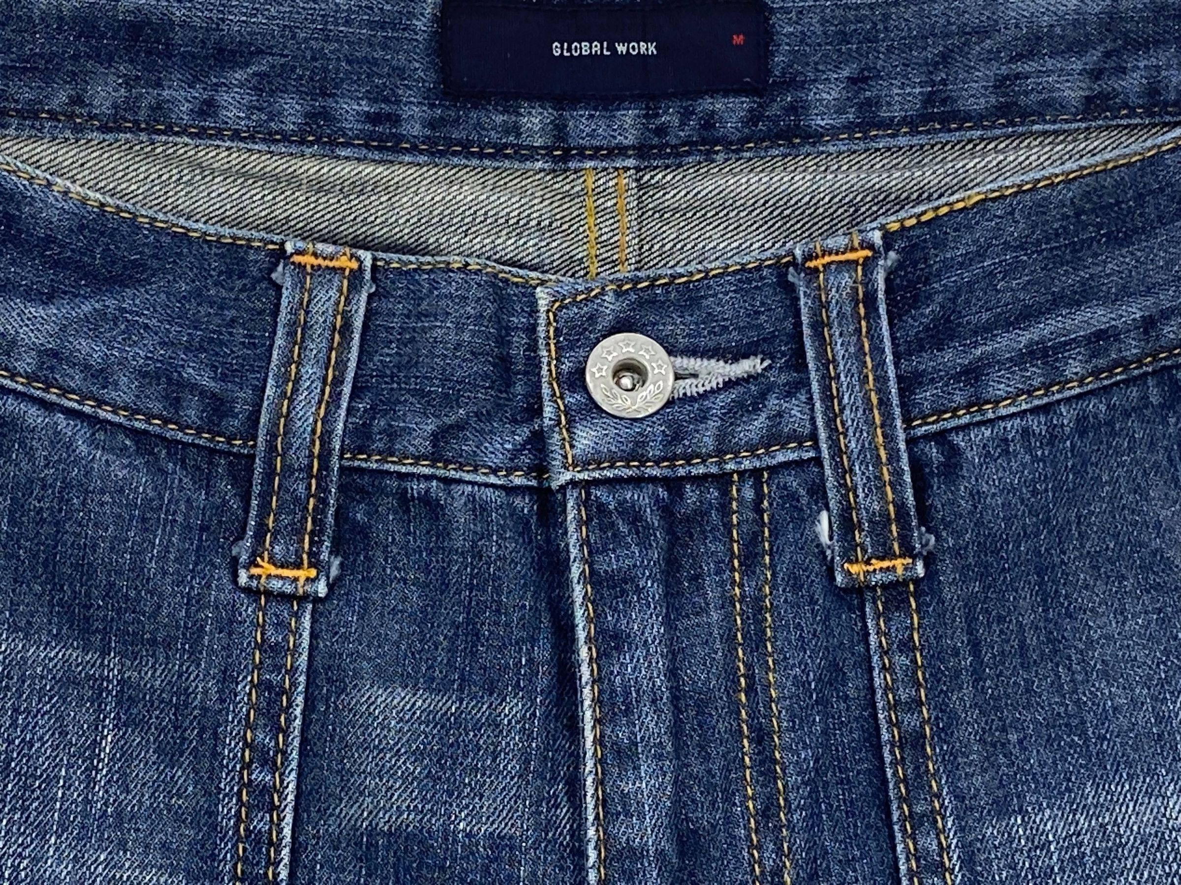 Global Work Baker Pocket Loose Jeans Size US 31 - 8 Thumbnail