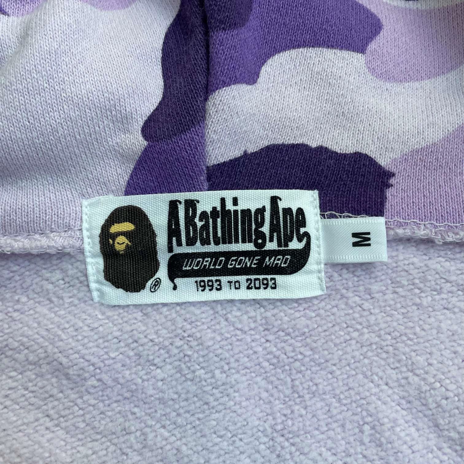 Other BAPE Shark Camo Zip Hoodie Unisex Pink Purple M Size US M / EU 48-50 / 2 - 5 Thumbnail