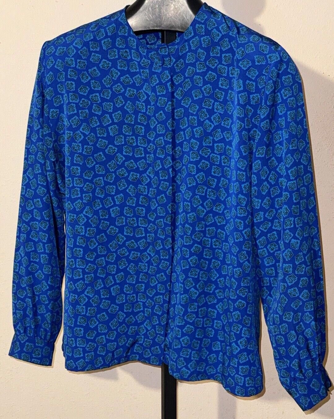 Pendleton Vintage Country Sophisticates Pendleton Blue Blouse 16 XL Size XXL / US 16-18 / IT 52-54 - 8 Thumbnail