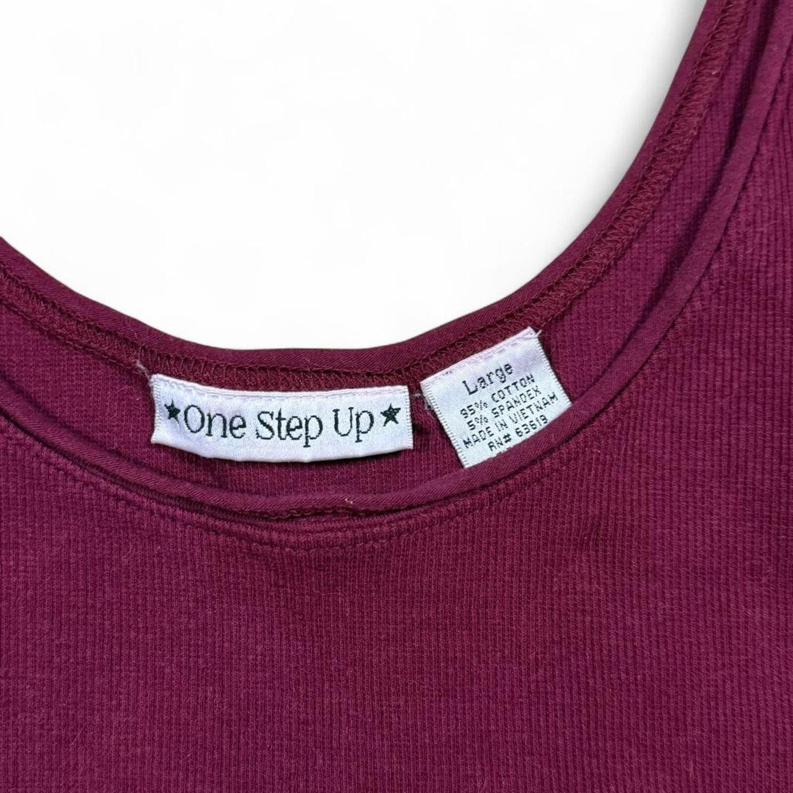 Other Y2k soft girl vintage Burgundy tank top Size L / US 10 / IT 46 - 3 Thumbnail