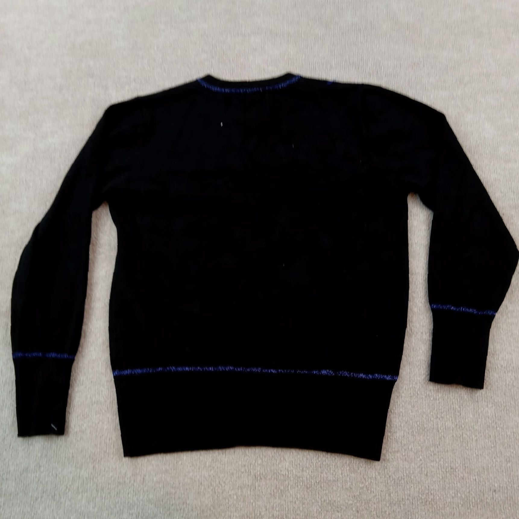 Vintage Womens Sweater Grace Karin Large Extra Large XL Black Metallic Cardigan Lightweight Casual Size L / US 10 / IT 46 - 8 Thumbnail