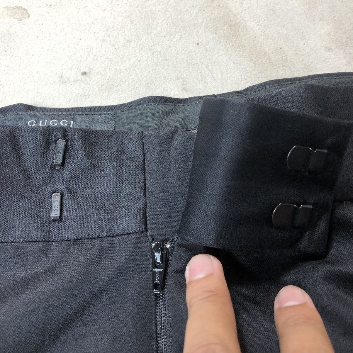 Designer × Gucci × Tom Ford Gucci Tom Ford Mohair Wool Trouser Size 30" / US 8 / IT 44 - 3 Thumbnail