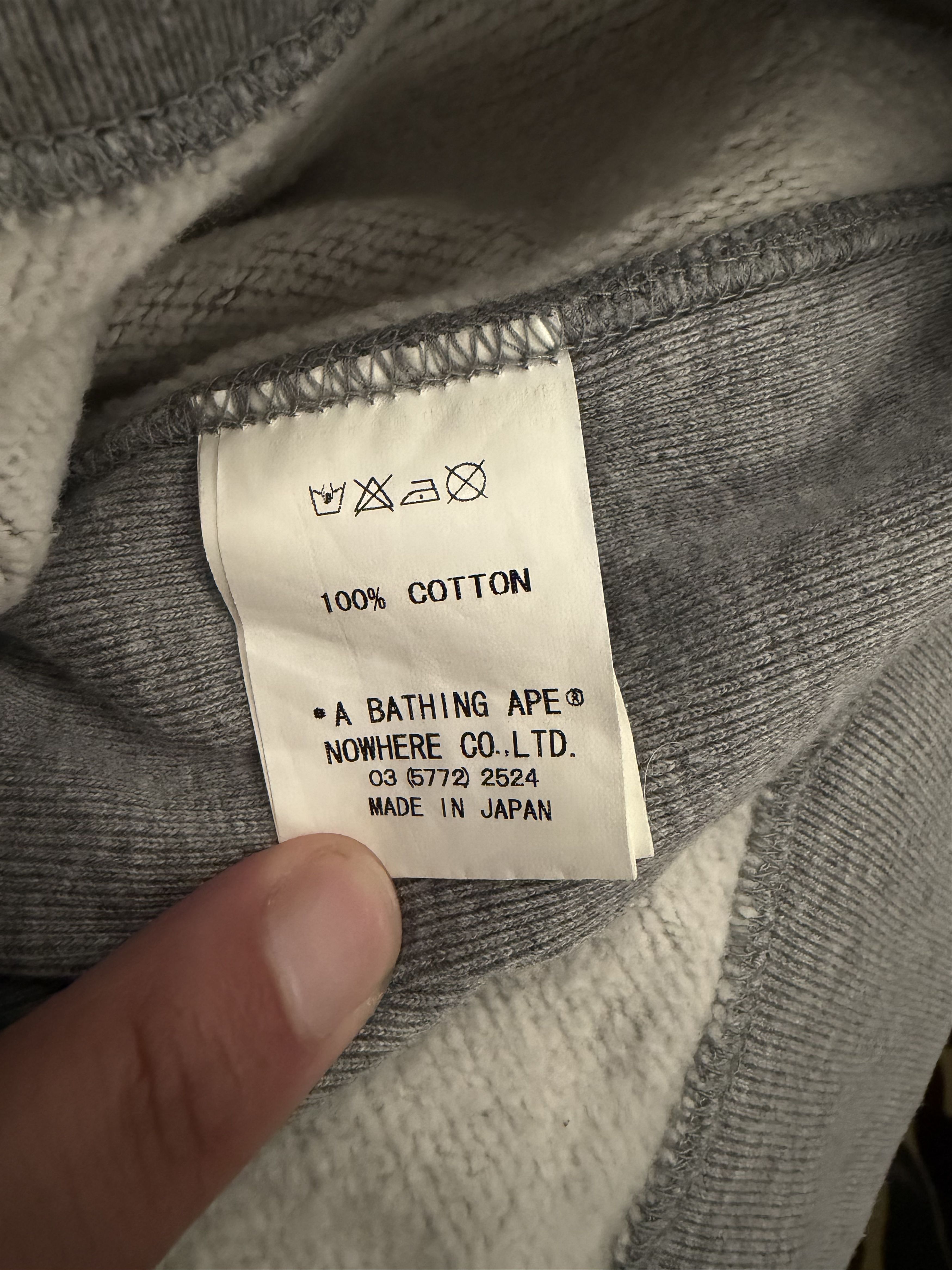 Bape Bape x Kaws Baby Milo BapeSta Sweatshirts Gray Size S / US 4 / IT 40 - 6 Thumbnail