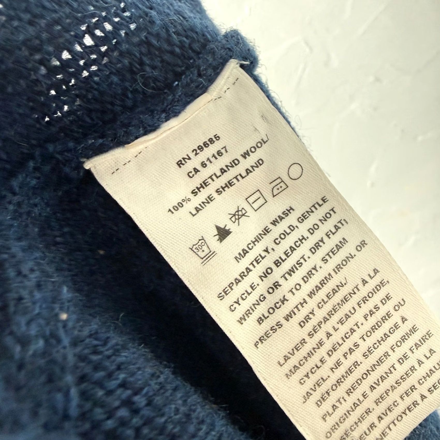 Pendleton Pendleton Sweater Women's L Navy Wool Cardigan Button Knit Pockets L30 Size L / US 10 / IT 46 - 7 Thumbnail