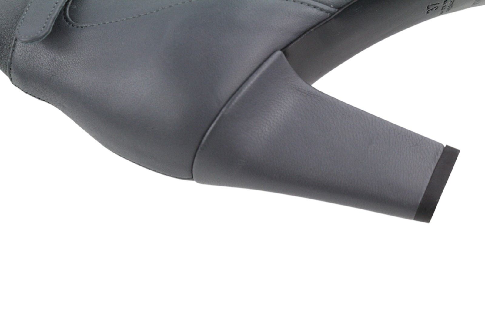 Emporio Armani EU37 Grey Leather Almond Toe Heels Shoes 85943 Size US 6 / IT 36 - 7 Thumbnail