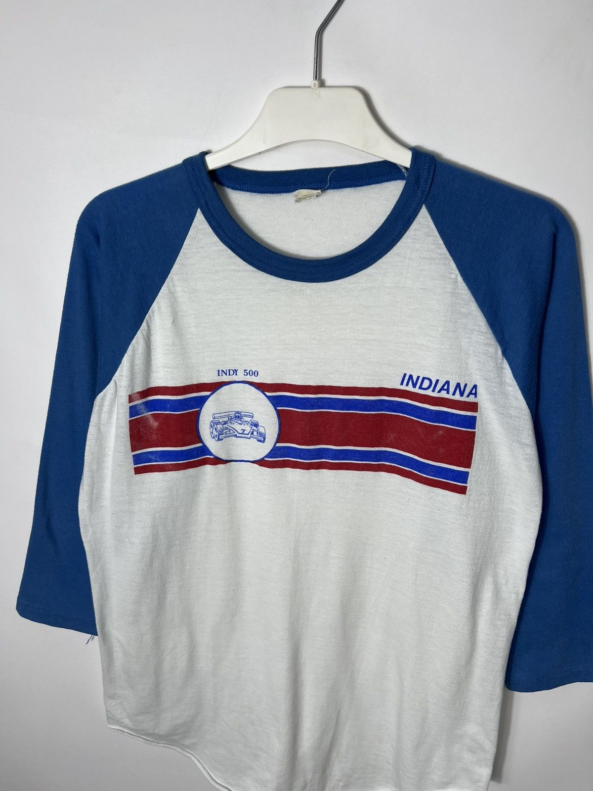 Vintage Vintage very rare 80s Indy 500 Indiana Raglan 3/4 sleeves Size US M / EU 48-50 / 2 - 3 Thumbnail