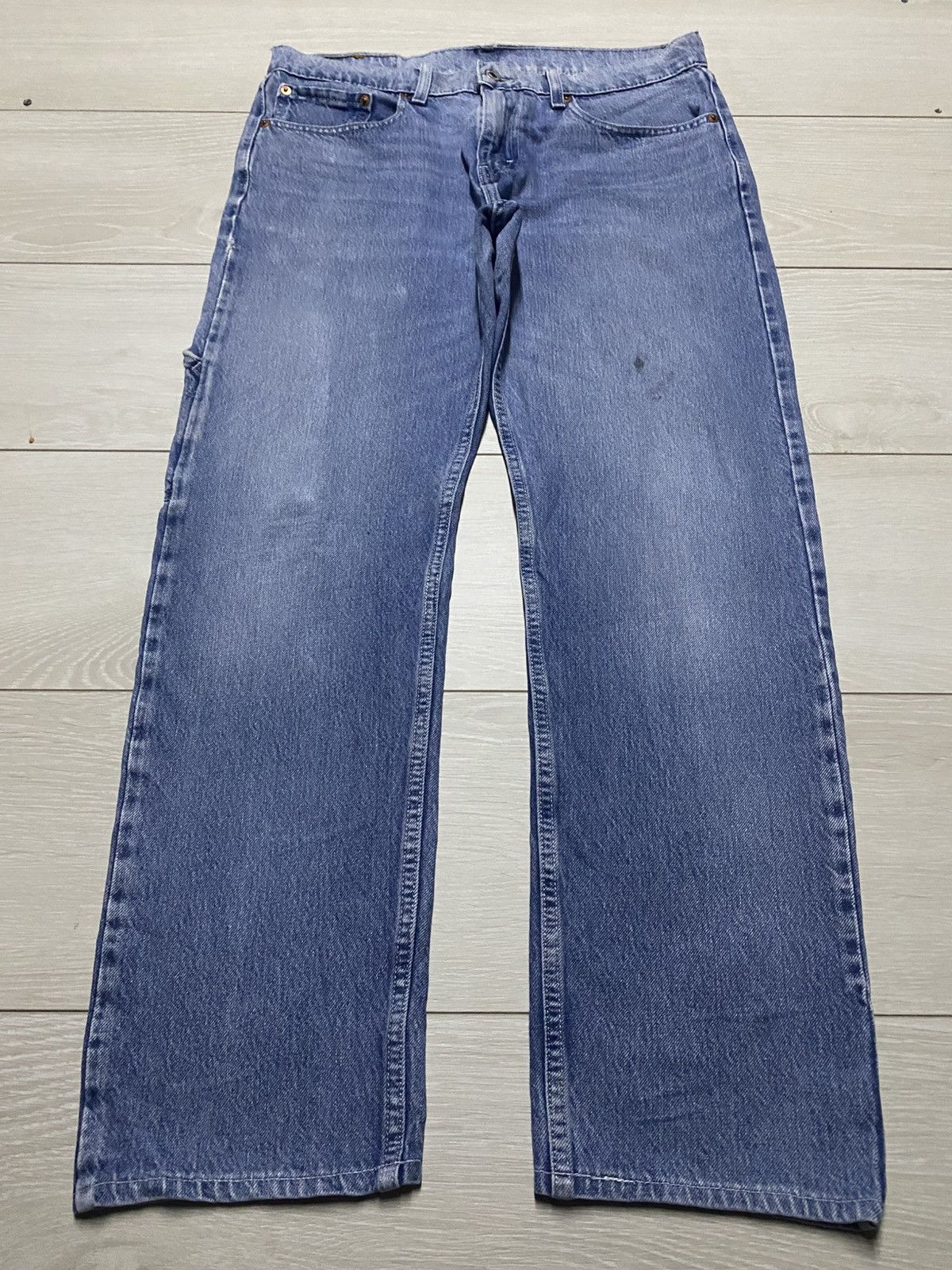 Levi's Vintage Levis 502 Y2K Carpenter Faded Wash Taperred Leg Jean Size US 32 / EU 48 - 1 Thumbnail
