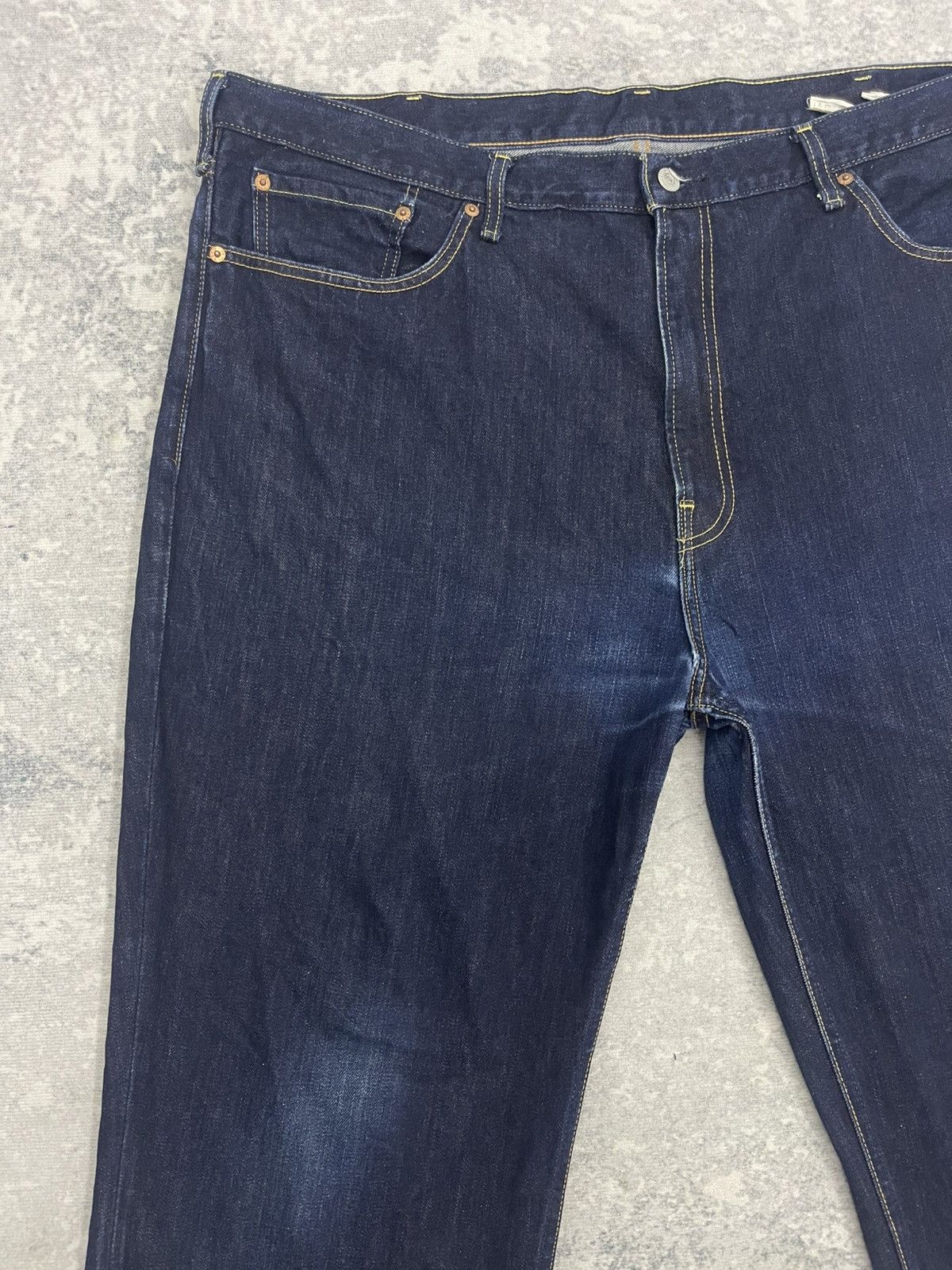 Levi's Vintage Levi's 502 Big E Selvedge Redline Denim Jeans Size US 44 / EU 60 - 2 Thumbnail