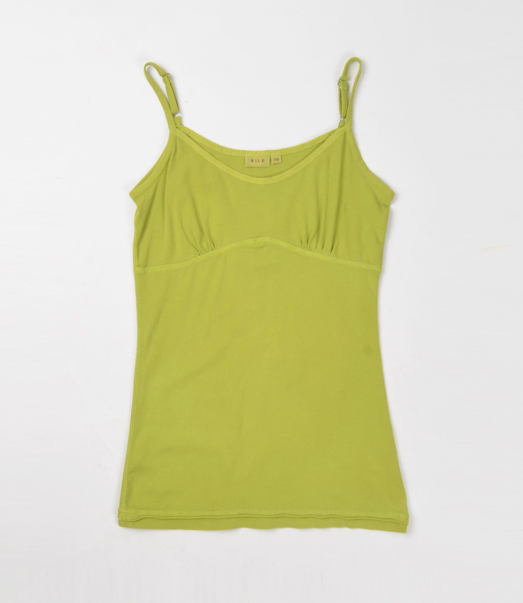 Other Nile Atelier Y2K Garment Dyed Green Babydoll Cami Top Size XS / US 0-2 / IT 36-38 - 4 Thumbnail