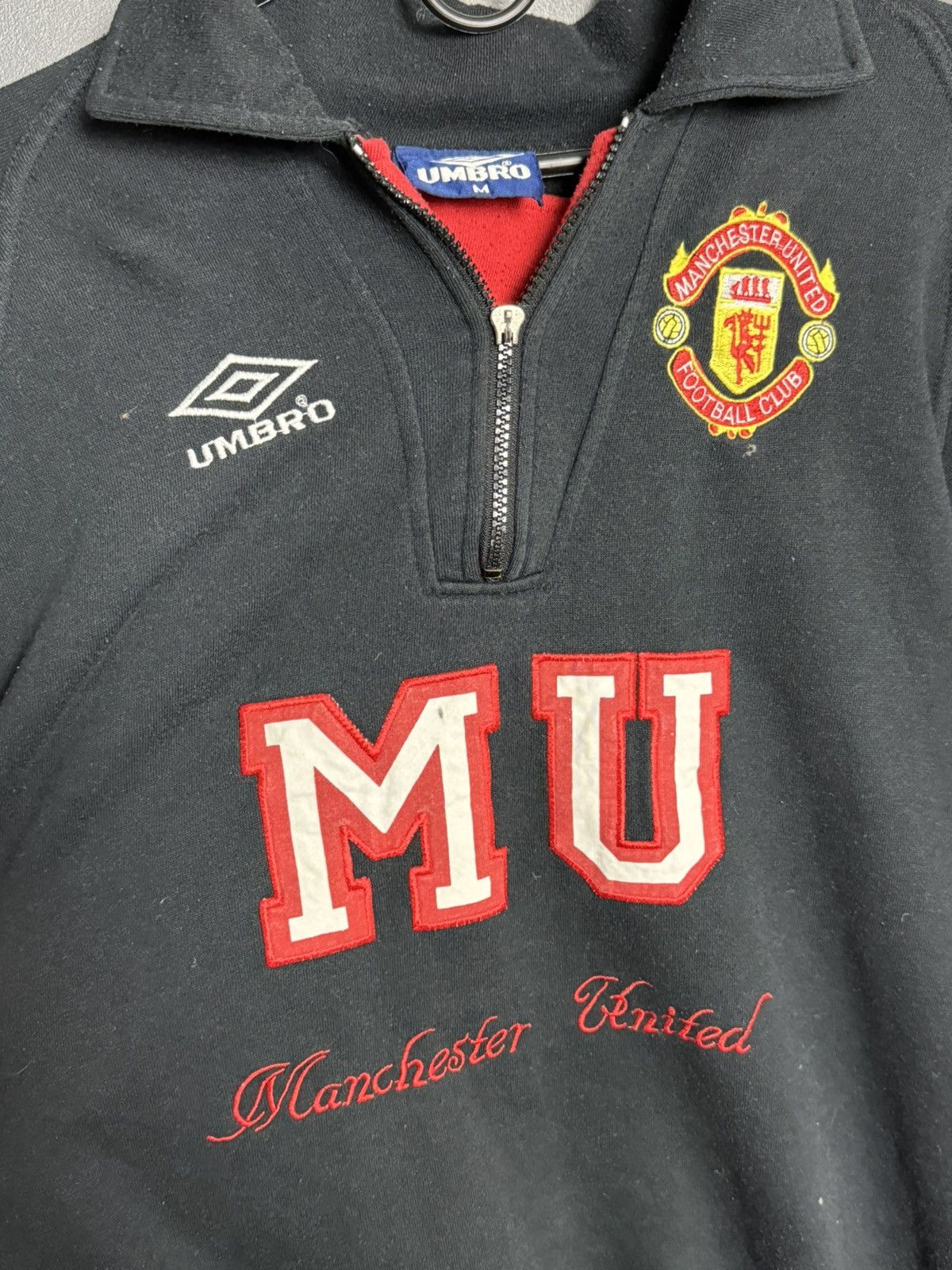 Umbro Vintage Manchester United Training Football Sweatshirt Size US M / EU 48-50 / 2 - 3 Thumbnail