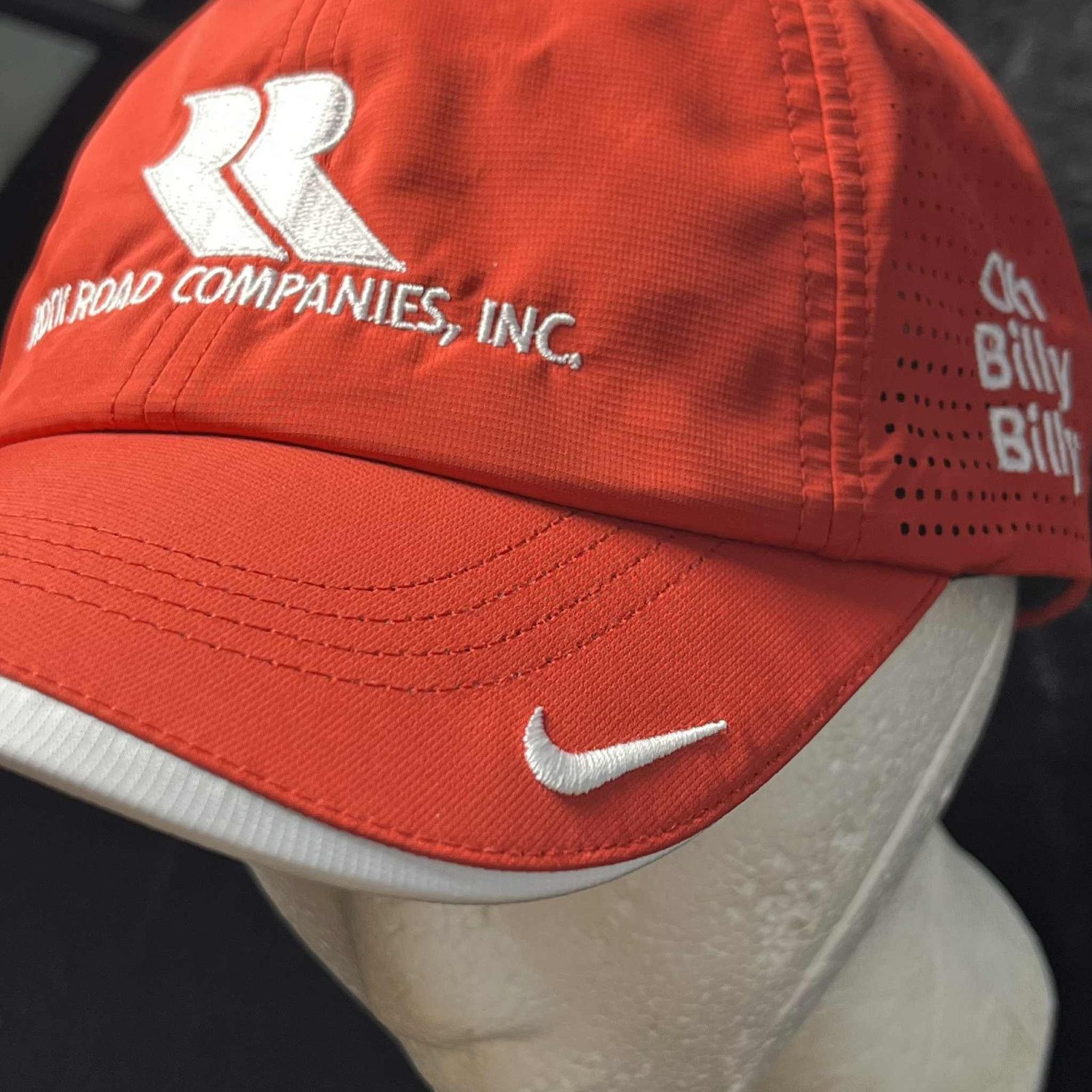 Nike Red Nike Golf Hat Size ONE SIZE - 2 Thumbnail