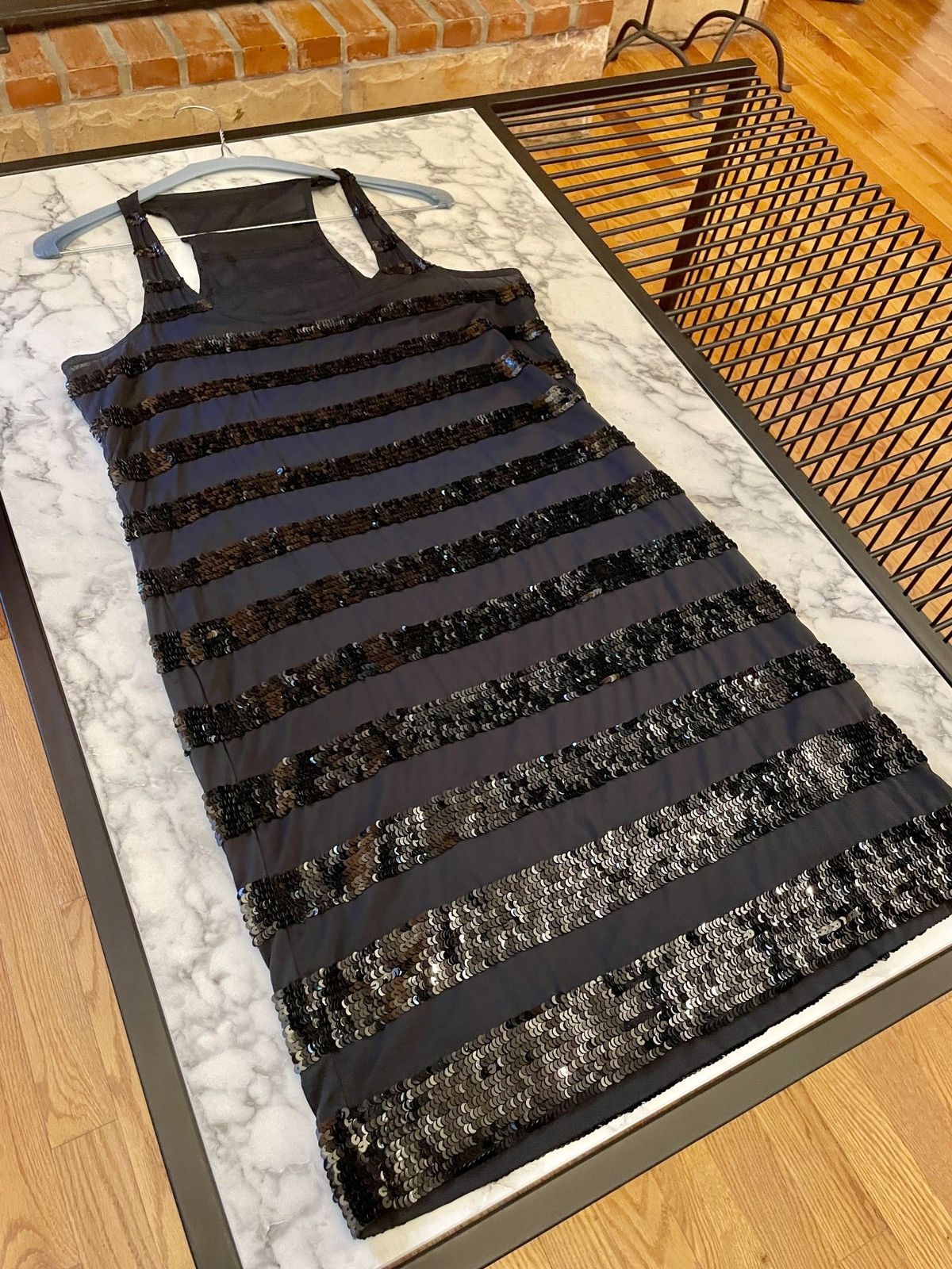 Jean Paul Gaultier Vintage iconic Jean Paul Gaultier tank silk sequinned dress Size S / US 4 / IT 40 - 1 Thumbnail
