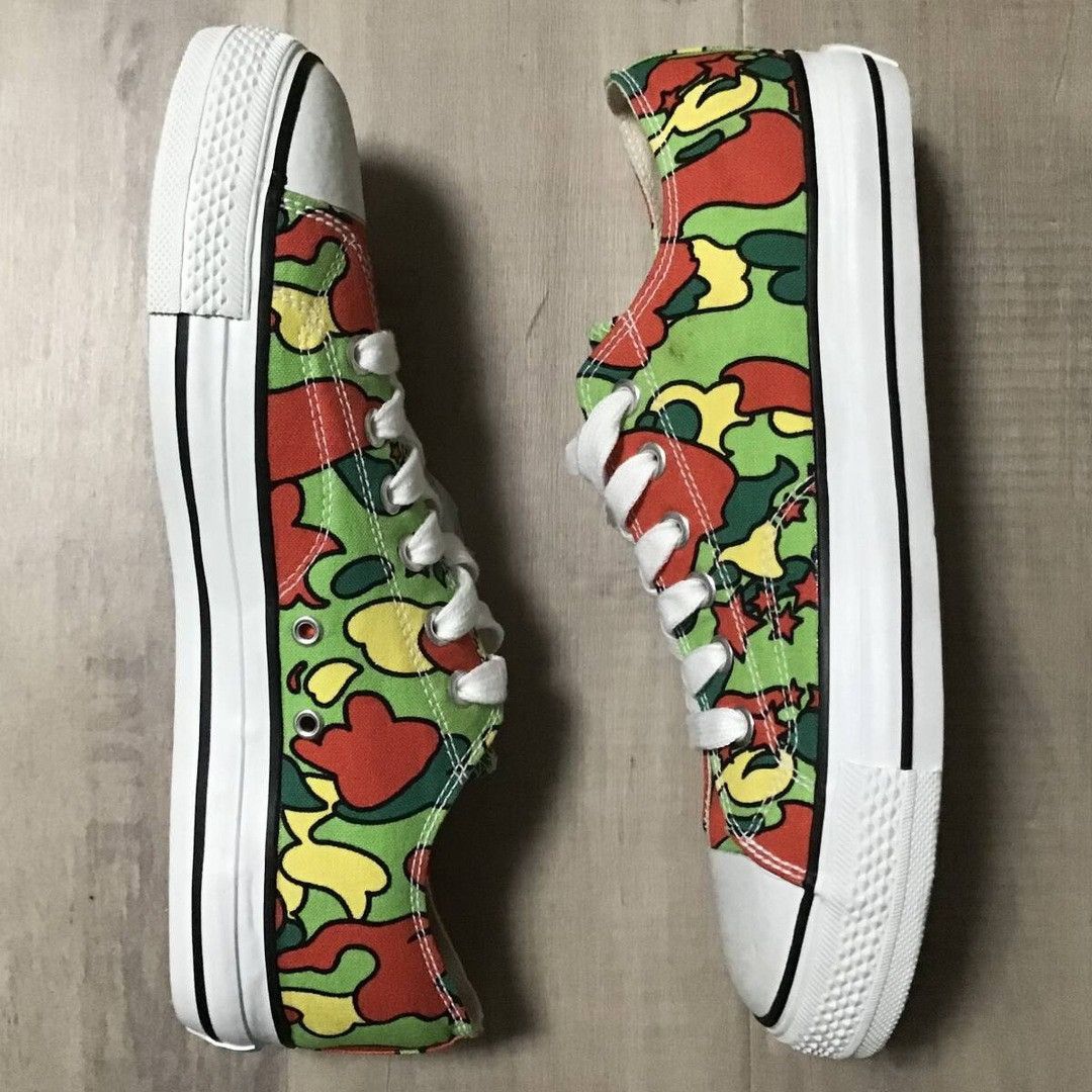 Bape × Nigo 🔥2001🔥 Psyche camo BAPE STA sneakers a bathing ape NIGO Size US 10 / EU 43 - 4 Thumbnail