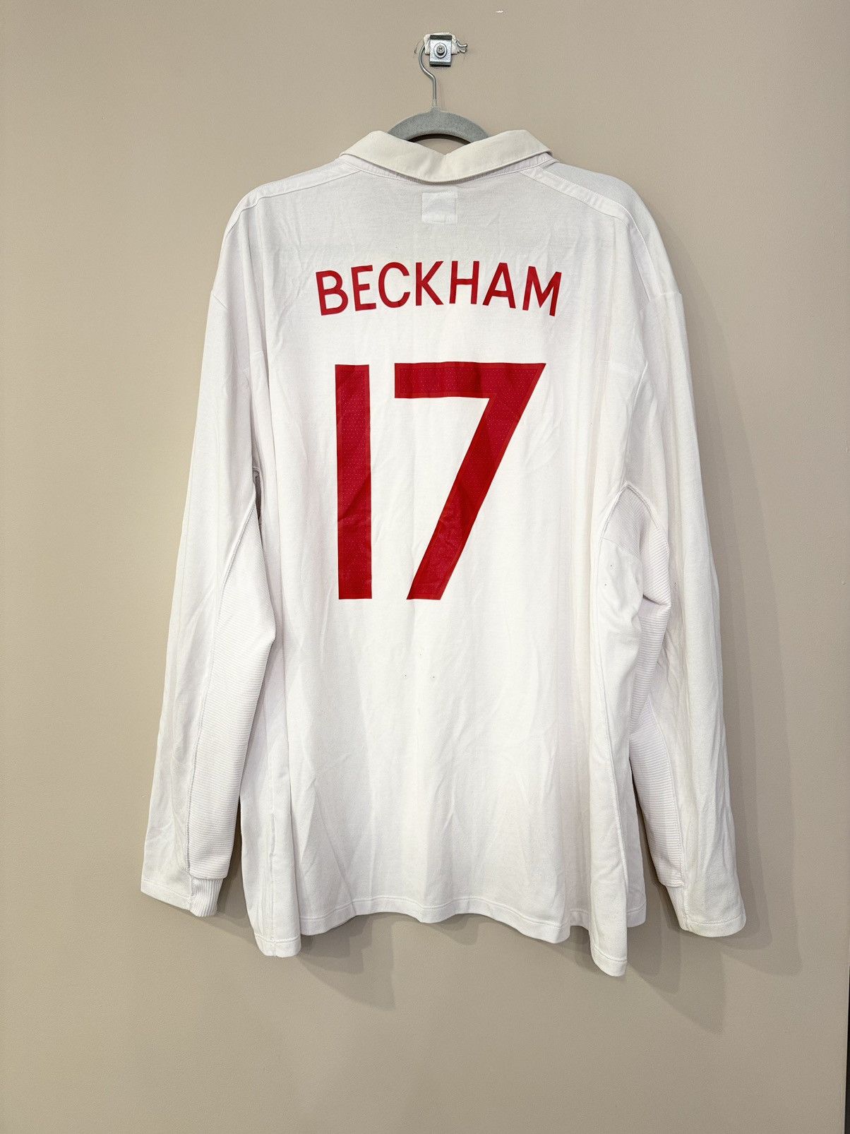 Umbro Umbro David Beckham England jersey World Cup 2010 Qualifier Size US XXL / EU 58 / 5 - 3 Thumbnail